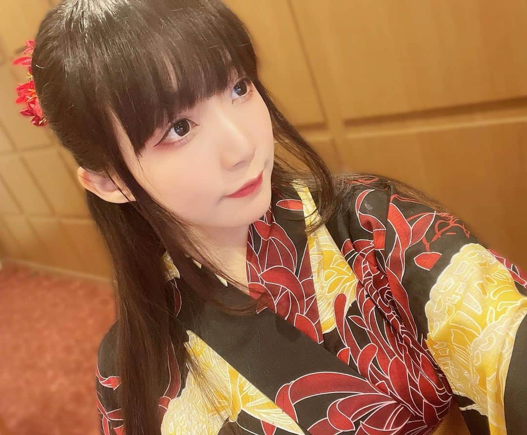 帝子のインスタグラム：「神田明神祭りでのイベントありがとうございました👘 会ってお話しする機会があるの本当に嬉しいので、もっともっとこういう機会を増やせるように頑張りたいなぁ🧸 (浴衣褒めてもらえて嬉しかったです❕☺️)  サイン会で一緒だった小茅楓ちゃんとお祭り回れてたのしかった🥰  #神田明神納涼祭り  #浴衣女子  #声優  #voiceactress  #anime」