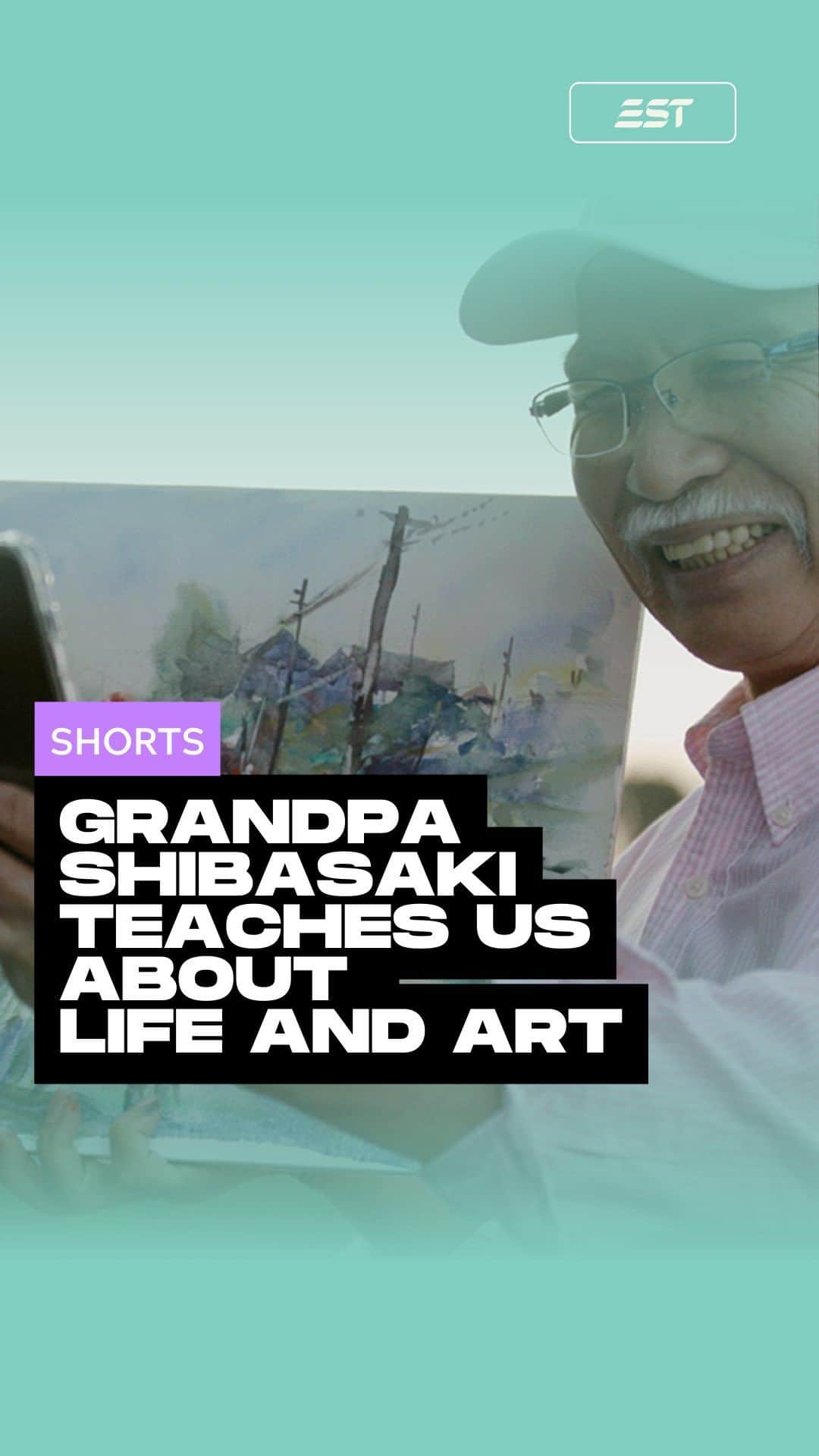 柴崎春通のインスタグラム：「Grandpa Shibasaki Teaches Us About Life and Art — link in bio.  Many call him their grandpa! Harumichi Shibasaki is more than a regular painter. Through each brushstroke and youtube upload, he heals the hearts of his 1.67 million subscribers. These life lessons were hard-earned through his own life, when as a young painter he faced a serious creative rut and hard past after WWII, but he never gave up. Seeing each watercolor as a battle, he courageously picks up his paintbrush and cheers us on to tackle our own battles, and in the process gained millions of adoring fans who look up to him as a grandpa.  #shiba_watercolor #grandpa #digitalart #painting #drawing」