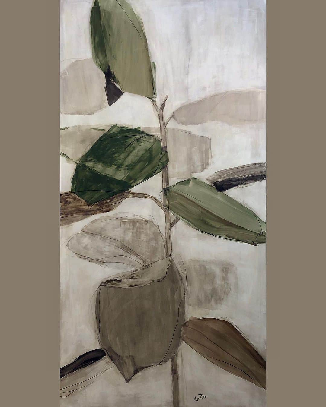 Uzo Hiramatsuのインスタグラム：「past work  #painter #Japan #fukuoka #contemporaryart #painting #drawing #mixedmedia」