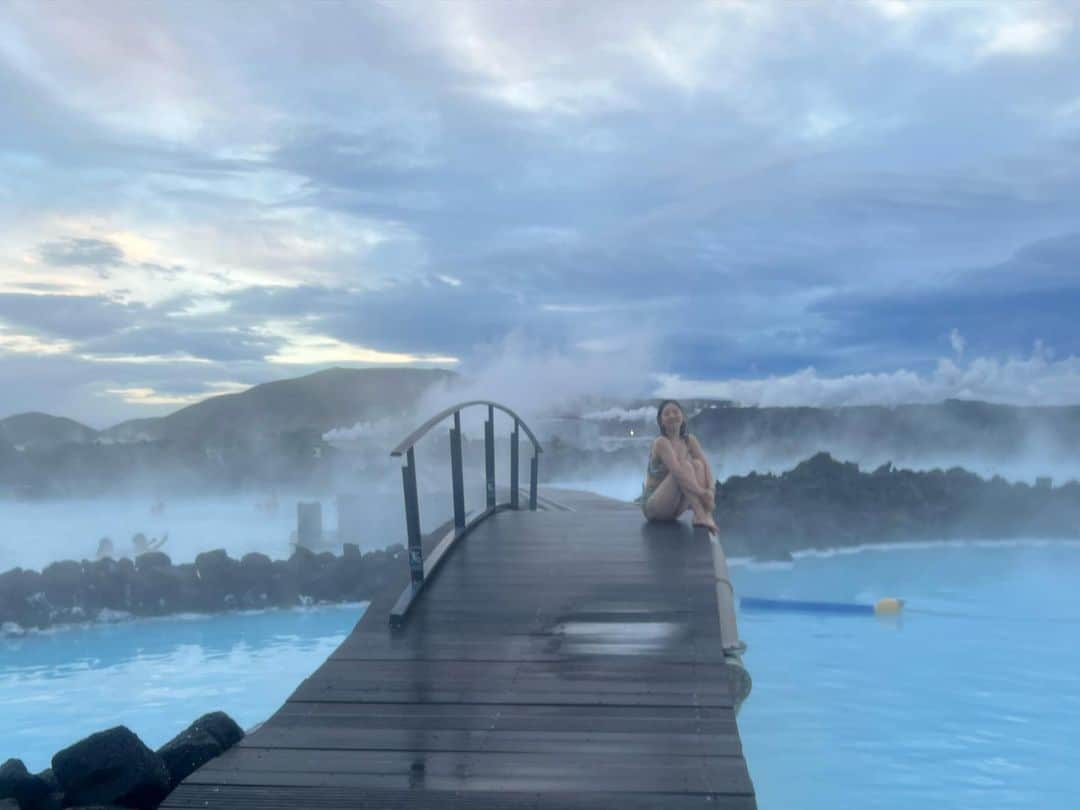 パク・ソダムさんのインスタグラム写真 - (パク・ソダムInstagram)「Sky Lagoon🧡 Blue Lagoon🩵」8月18日 9時18分 - imsodamm