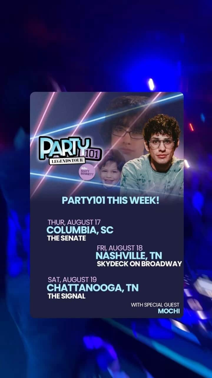 マット・ベネットのインスタグラム：「South Carolina! Tennessee! See this weekend! #party101」