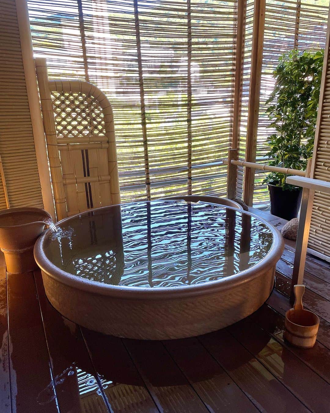 金子実加のインスタグラム：「温泉ソムリエみかおススメ🧖‍♀️♨️  日本三古湯の一つと言われている 『有馬温泉』 「金泉」と「銀泉」があります。 金　泉 （含鉄ナトリウム塩化物強塩高温泉）  塩分と鉄分を多く含んだ褐色の湯で、 お湯に浸かると腕も足も見えなくなるほどの濃い濁り湯♨️ 金泉は保湿・保温効果があり、 冷え性・腰痛・筋/関節痛・抹消血行障害などに効果があると言われています。  また、殺菌作用もあり、 金泉に含まれるカルシウムイオンは 各種アレルギー性皮膚疾患、じんましん、 キズ・火傷に効果があるようです。 銀　泉 （二酸化炭素泉（炭酸泉）・放射能泉（ラジウム泉））  銀泉は炭酸泉とラジウム泉の混合。 無色透明のお湯で、高血圧症、末梢動脈閉塞性疾患、 機能性動脈循環障害、機能性心疾患に 効果があると言われています。   また、金泉と違い飲むこともでき、 飲用すると胃液の分泌を刺激するため 食欲増進の効果があるそうです。   銀泉から発するガスを吸入することにより、 自然治癒力を高める効果も期待できるそうです。  #客室露天風呂 #露天風呂 #有馬温泉 #温泉 #温泉ソムリエ #金泉 #銀泉 #効能 #美肌 #美容 #旅行 #japan #onsen」