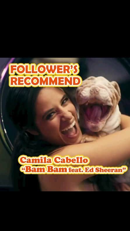 ソニー・ミュージック洋楽のインスタグラム：「FOLLOWER'S RECOMMEND  Camila Cabello「Bam Bam feat. Ed Sheeran」🏖️  ストーリーズで募集した、フォロワーさんからのおすすめ洋楽を紹介する企画。 突き抜ける爽やかなサウンドがこの季節にピッタリ！パワフルでハスキーなカミラの歌声が♡  いいな！ チェックしてみよ！ 既に聴いてるよ！ など、コメ欄でぜひ教えてね！  #ソニー洋楽フォロワーズレコメンド  #洋楽  #洋楽おすすめ曲 #おすすめ音楽 #歌詞和訳 #夏におすすめの曲 #カミラ #エドシーラン」