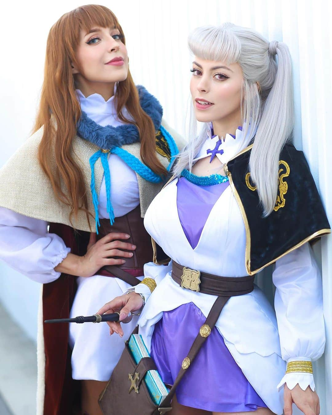 Nadya Antonのインスタグラム：「✨We are very happy to announce that Black Clover M is now available in Canada! I hear Noelle and Mimosa is looking good there too! What is your fav character of the Black Clover world? 👇🏻  If you're in Canada make sure to try it out now! 📸 @mineralblu  Mimosa: @shirahimejust  Noelle: @nadyasonika  ————————————— Estamos super contentas de anunciarles que Black Clover M ya está disponible en Canada y muy pronto para Latam! Que tal les pareció nuestro cosplay de Mimosa y Noelle?! Déjanos tu personaje favorito en los comentarios 👇🏻 #BCM #BlackCloverMobile #BCMCA」