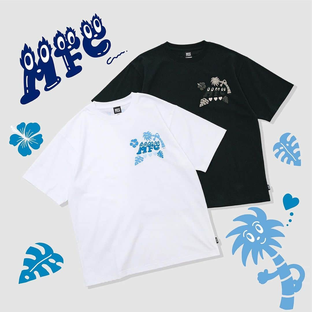 chocomooさんのインスタグラム写真 - (chocomooInstagram)「Collaboration w/ @mfc_store 🌴☀️  形が最高な定番Tshirts、Long Tshirtsプラス、 希望を言わせて頂いてスウェット素材のオーバーサイズ半袖セットアップを作りました🌴☀️ (らくちんセットアップのパンツはバックポケットにジップ付き💡)  プリントは全てモコモコ☁️！ S-XXL  明日 2023.8.19(SAT) RELEASE   🏬IN STORE / JST 12:00  💻ONLINE STORE / JST 19:00  (Stores) MFC STORE NAKAMEGURO MFC STORE HARAJUKU MFC STORE NAGOYA MFC STORE OSAKA  (Official online store) mfc-store.com World wide shipping available  商品のお問い合わせはMFC STOREのお電話でお願い致します。 DM、コメントでのお問い合わせはご遠慮ください。  Please contact us by phone for product inquiries. DM, comments can't be contacted.  #Chocomoo #mfc_store」8月18日 12時25分 - yukachocomoo