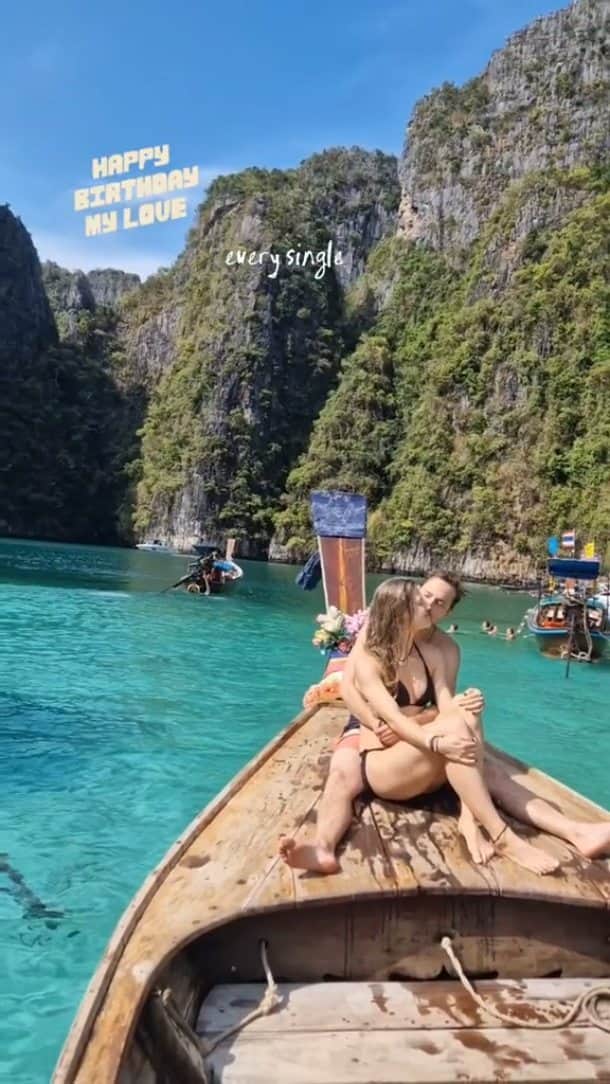 ダーシャ・ゲルムのインスタグラム：「Happy birthday @anejwagner  Thank you for being my life partner. Going through life with you is so much fun and I feel safe ♥️」
