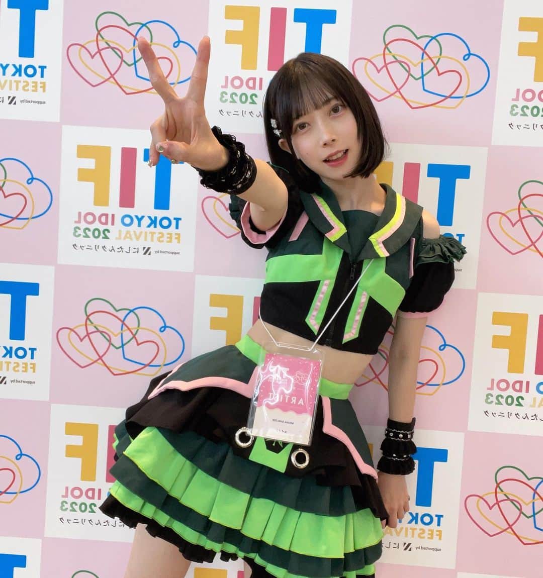 のインスタグラム：「TIFでアイドルで出ることが出来たんだねうれしいねみんながきてくれたのと本当に嬉しかったな絶対忘れない！来年は叫ぶぞ」