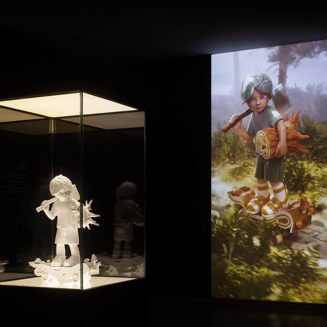 ジェームス・ジーンのインスタグラム：「Trespasser maquette and animation at Eternal Spiral III in Shenzhen 🪵」