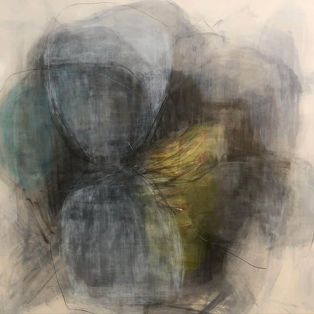 Uzo Hiramatsuのインスタグラム：「past work #painter #Japan #fukuoka #contemporaryart #painting #drawing #mixedmedia  #flower #flowers」