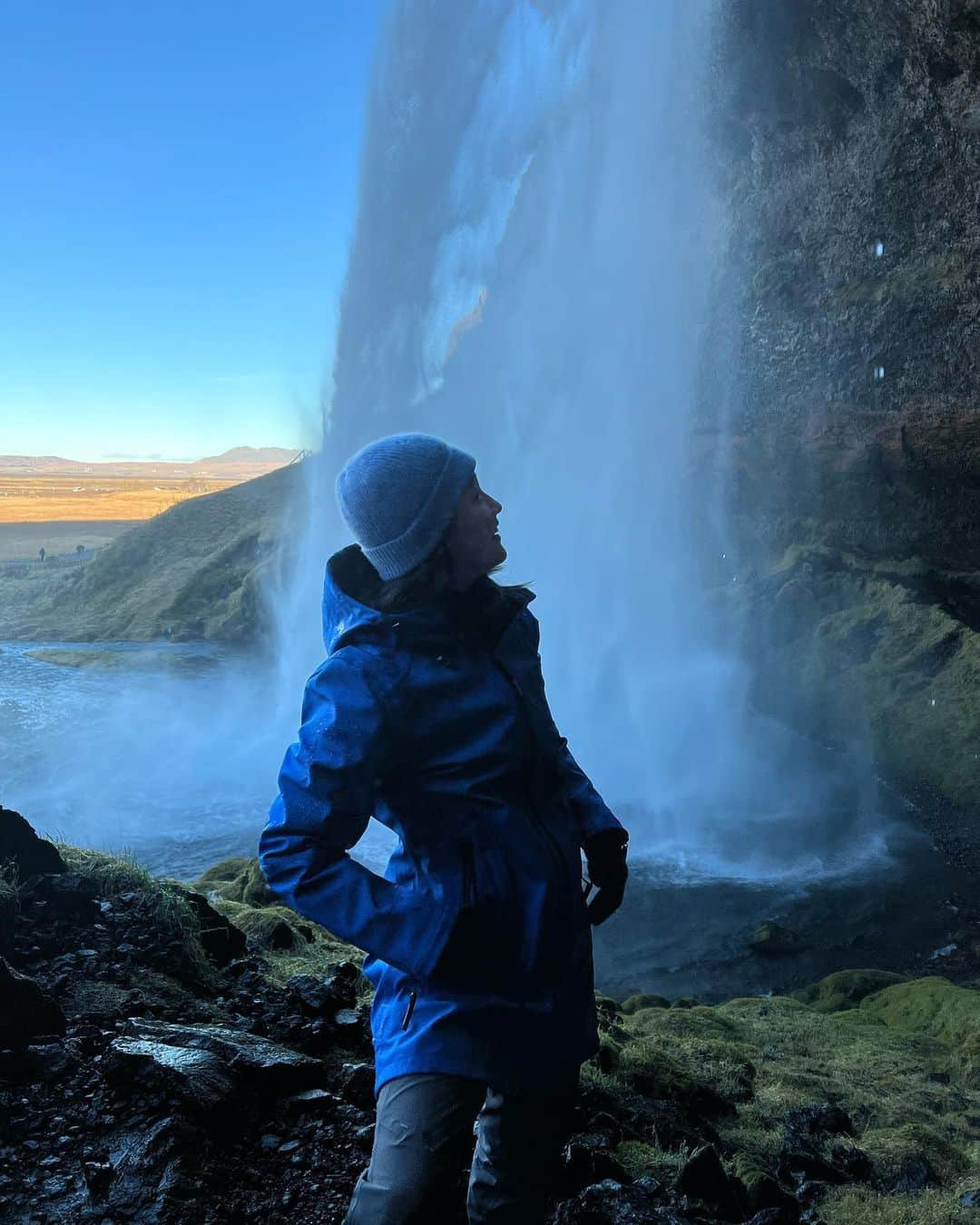 パク・ソダムさんのインスタグラム写真 - (パク・ソダムInstagram)「Black Sand Beach Vik🩵 Skógafoss🩵 Seljalandsfoss🩵」8月18日 17時51分 - imsodamm