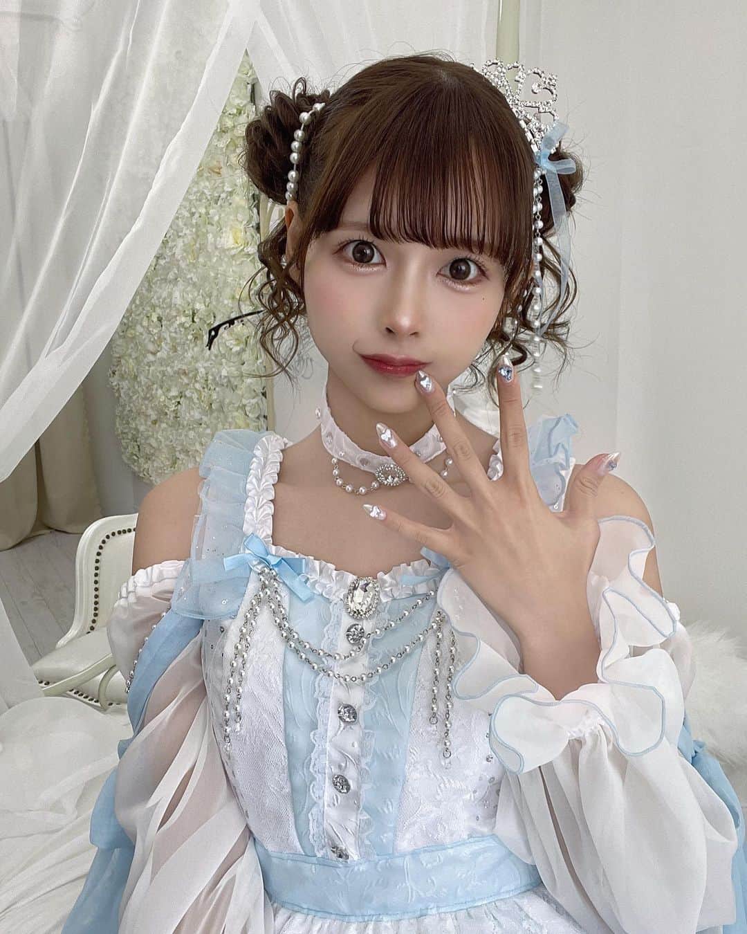 水瀬ぴあののインスタグラム：「໒꒱· ﾟ  んもう！おひめさまなんだから！  ໒꒱· ﾟ」