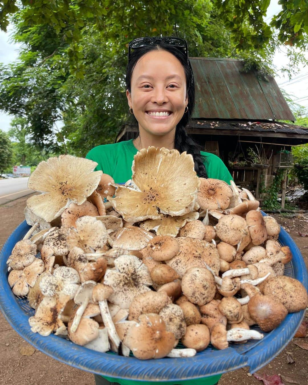 Amata Chittaseneeさんのインスタグラム写真 - (Amata ChittaseneeInstagram)「Loving life and living life in contrast because we are #ถิ่นนิยม 🍄 Mother Nature allows us to grow, to learn and to love. In #Chiangdao we forage food from the forest and it’s mushroom season! 😍🧡🌳 #tinniyomclassroom #chiangdaoclassroom #tinniyom #แก้งค์ถิ่นนิยม #เชียงดาว #thailand  ใครสนใจไปทริปเรียนรู้กับพวกเรา เตรียมตัวสำหรับปีหน้าได้เยยยยยย ❤️‍🔥」8月18日 18時48分 - pearypie