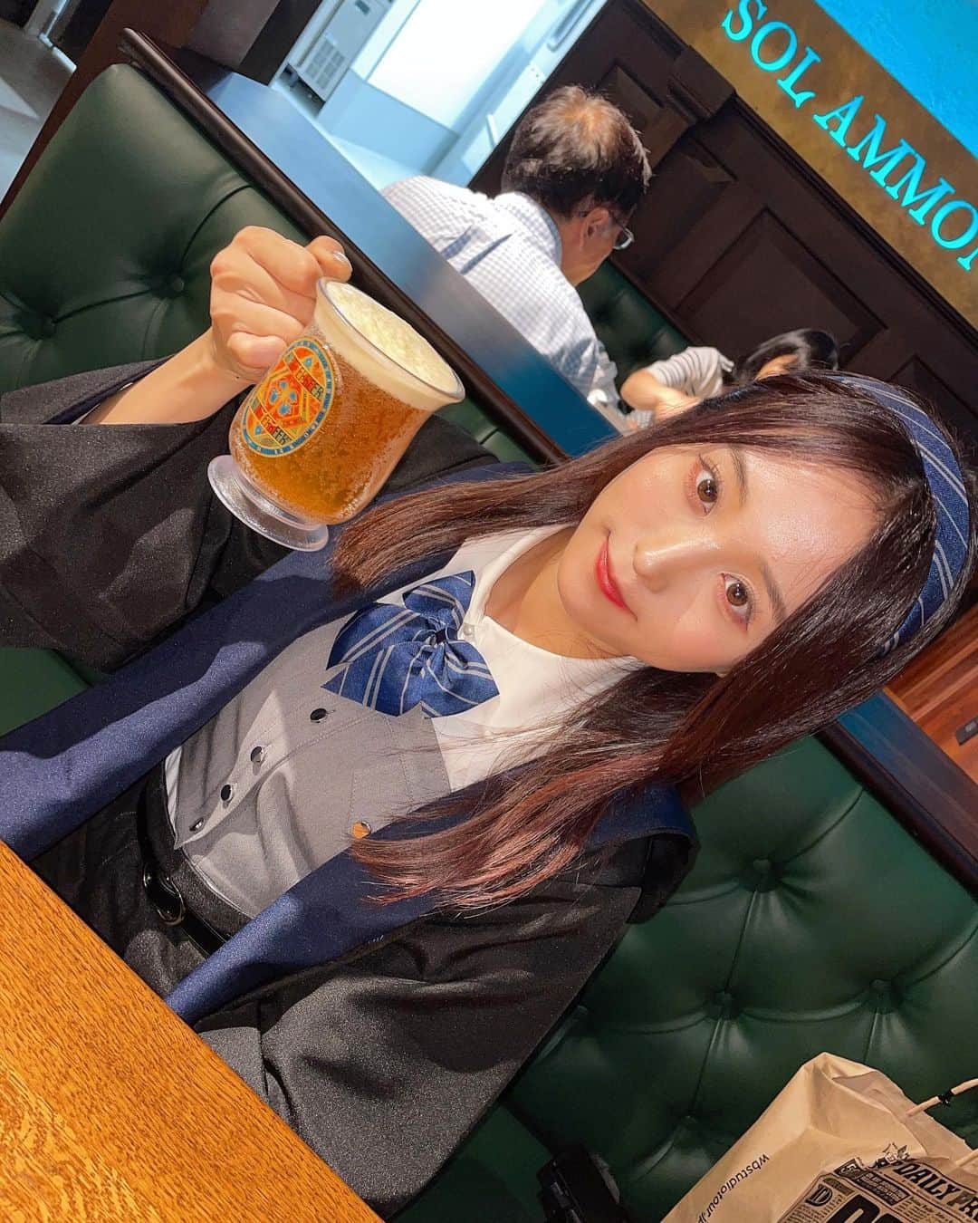 のインスタグラム：「人生初バタービール🍺  #バタービール  #ハリーポッター  #ハリーポッタースタジオツアー」