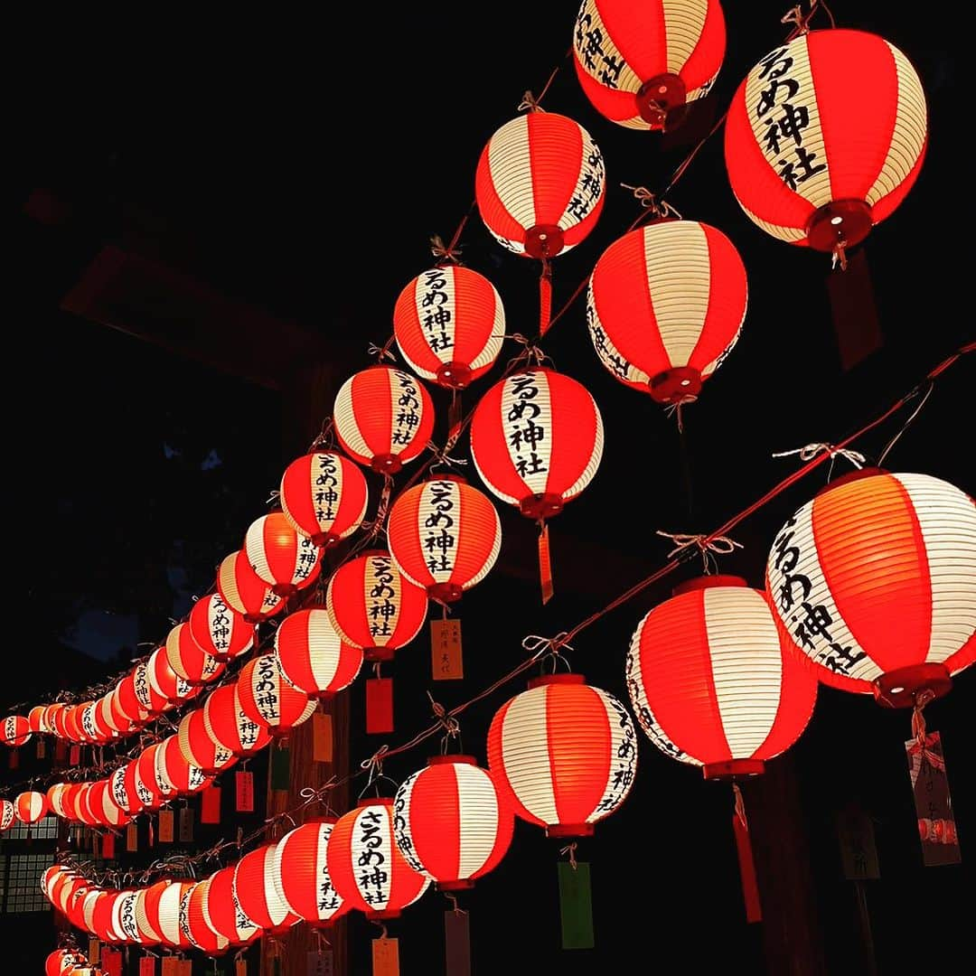 etsucoのインスタグラム：「2023.08.17 さるめ神社例祭 ・ @sarutahikojinja_insta  ・ ・ #伊勢市 #猿田彦神社 #佐瑠女神社 #さるめ神社例祭」