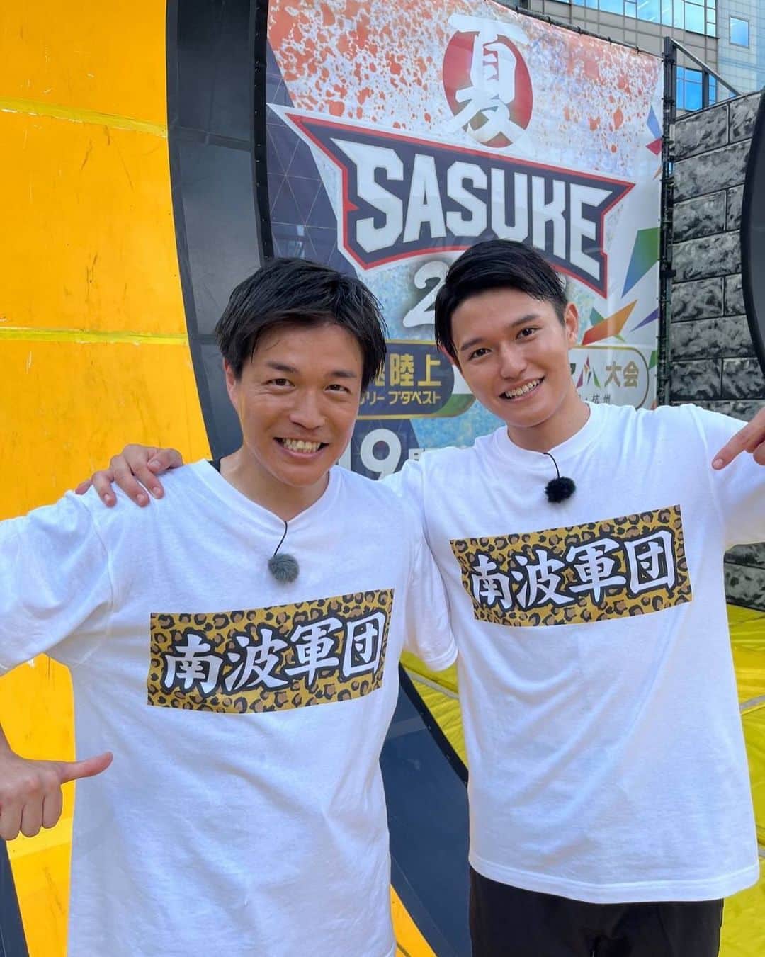 高柳光希のインスタグラム：「. ラヴィットの中継にて南波軍団として SASUKEレースに挑戦しました😂  見ていない方、TVerで見られますので ぜひご覧ください！！ わたくし奮闘しております🏃‍♂️  そして明日8月19日の夏SASUKE2023 イベント実況は私が担当します！  みなさんの夏の思い出に 赤坂サカスへ足を運んでみてください😊  #ラヴィット #SASUKE #夏SASUKE2023 #南波軍団」