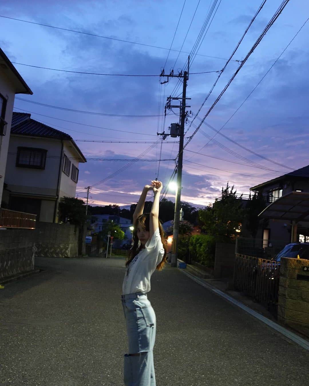 青井乃乃さんのインスタグラム写真 - (青井乃乃Instagram)「夜のお散歩！  #青井乃乃 #03」8月18日 20時03分 - no.17_11