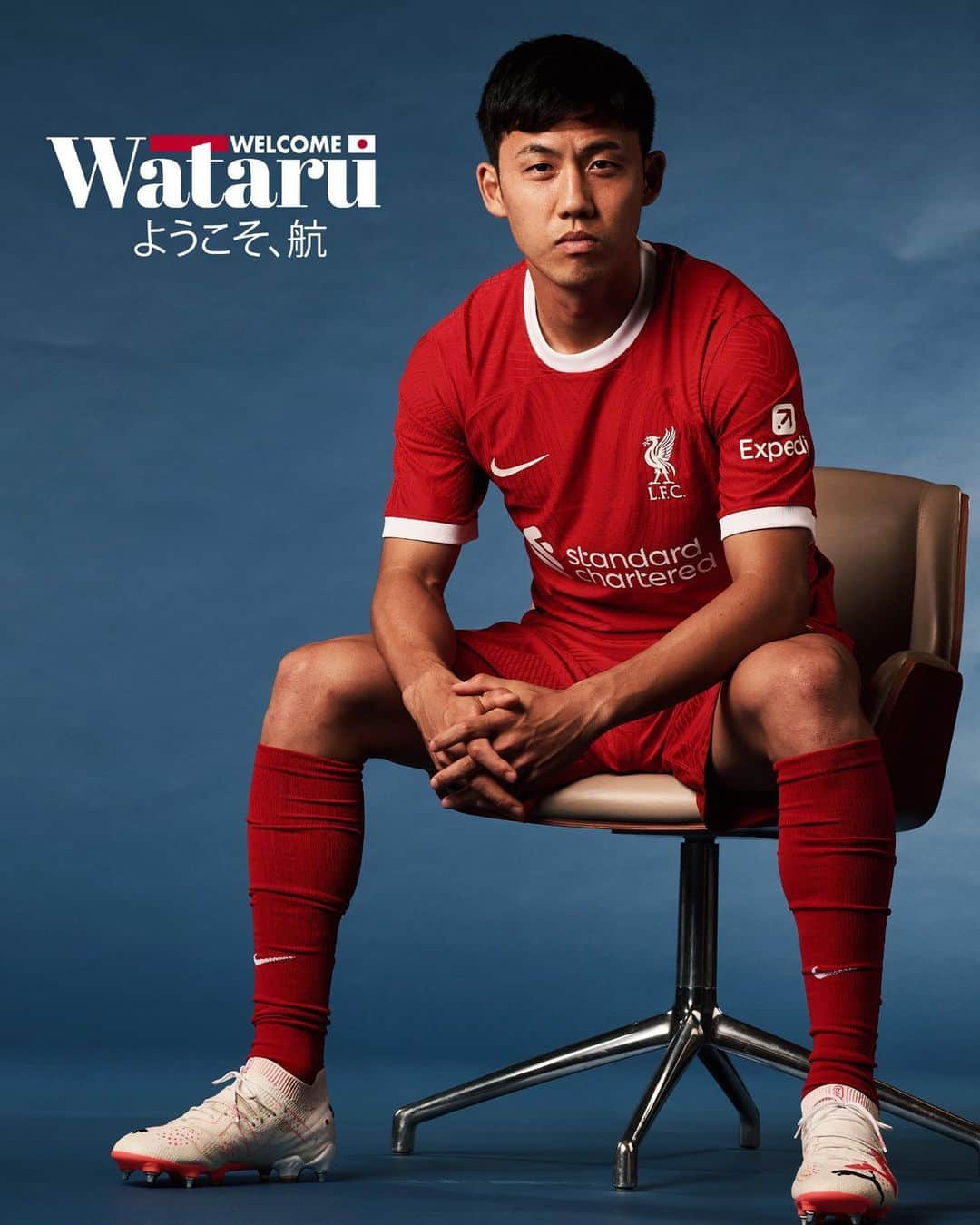 遠藤航のインスタグラム：「We have agreed a deal to sign @endowataru from VfB Stuttgart on a long-term contract, subject to international clearance and work permit application 🙌🔴」