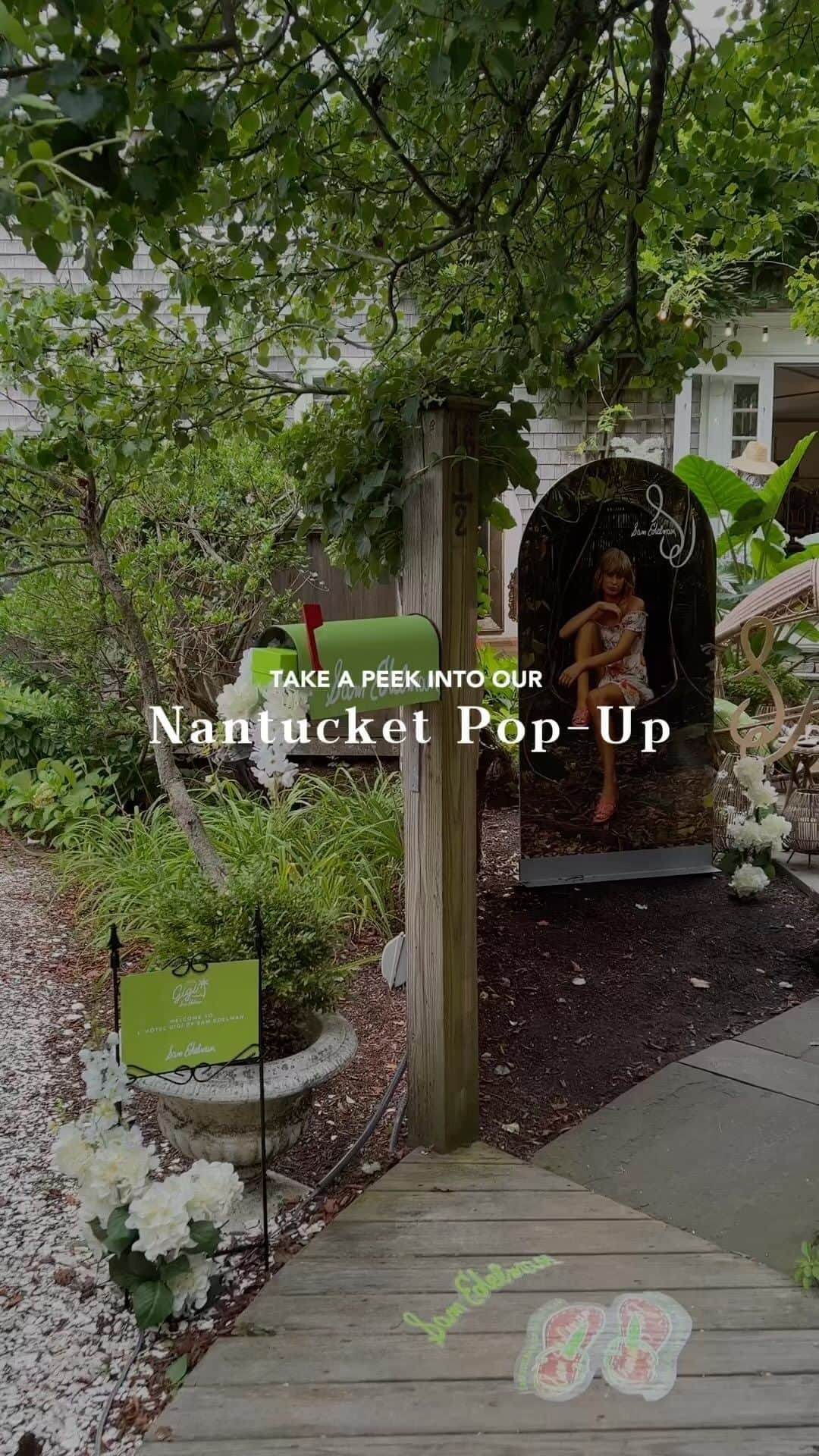 サムエデルマンのインスタグラム：「Escape with us this weekend at our limited time Nantucket Pop-Up! #samedelman #nantucket #nantucketshopping」