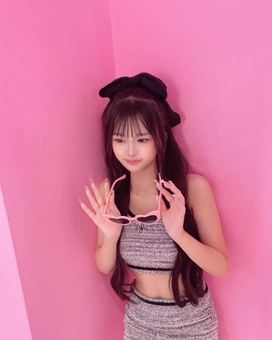 きらじまぴんくのインスタグラム：「⁡ ⁡ ５日間の韓国の思い出。 ⁡ ピンク色に囲まれて幸せでした🎀 この世のすべてがピンク色になぁれ👼🏻💗 ⁡」