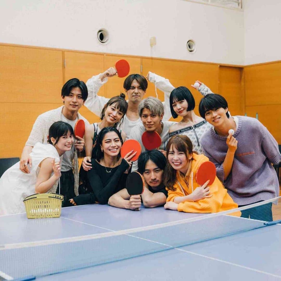 中尾暢樹のインスタグラム：「@netflixjp  #オオカミちゃんには騙されない   卓球🏓」