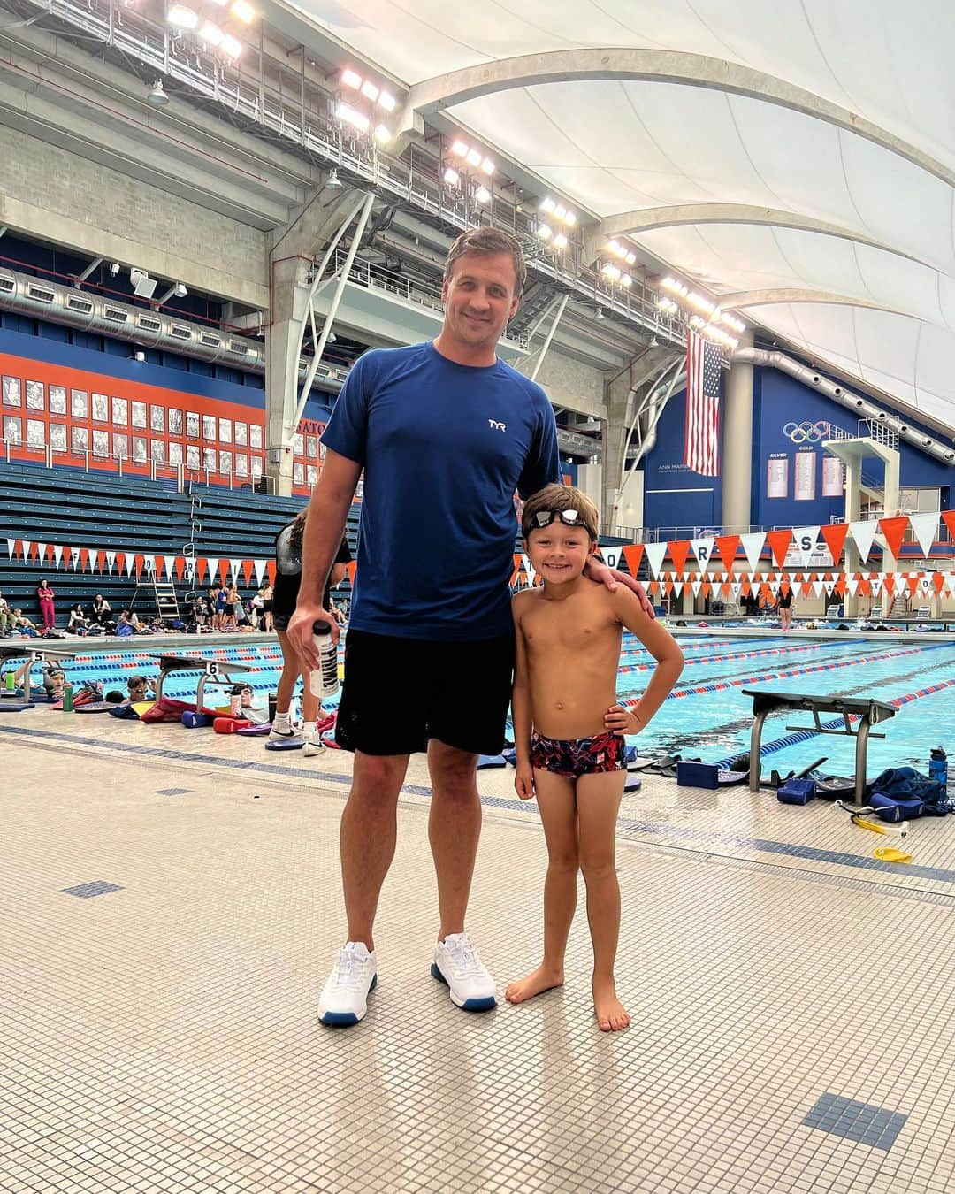 ライアン・ロクテさんのインスタグラム写真 - (ライアン・ロクテInstagram)「like father like son... maybe, maybe not! 😋」8月18日 21時17分 - ryanlochte