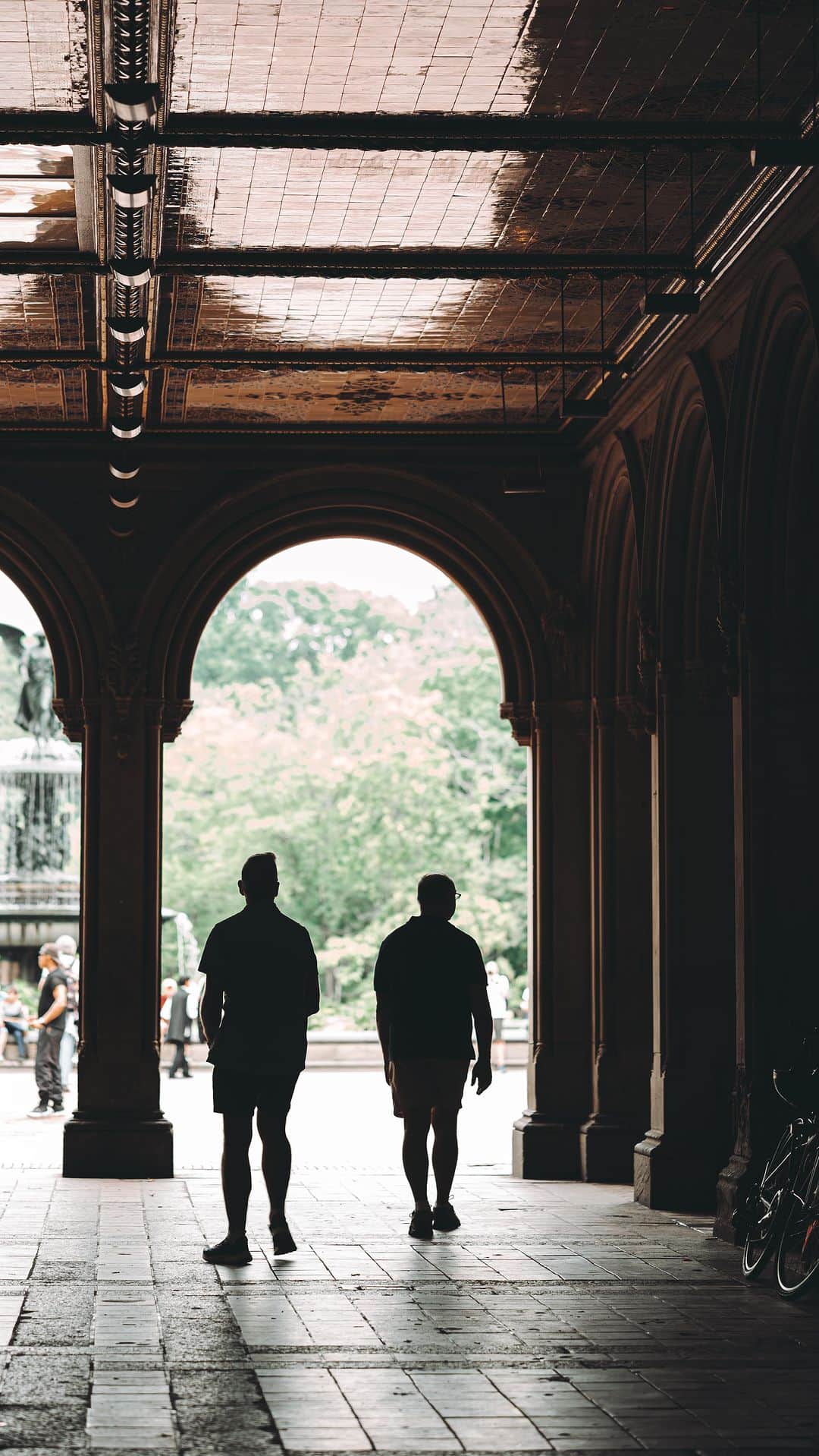 wacameraのインスタグラム：「New York Central Park Bethesda Terrace POV ずっとやりたかったPOV。今回New Yorkで初始動ー！ セントラルパークは二度目だけど何度来てもこの場所が好きすぎます。」