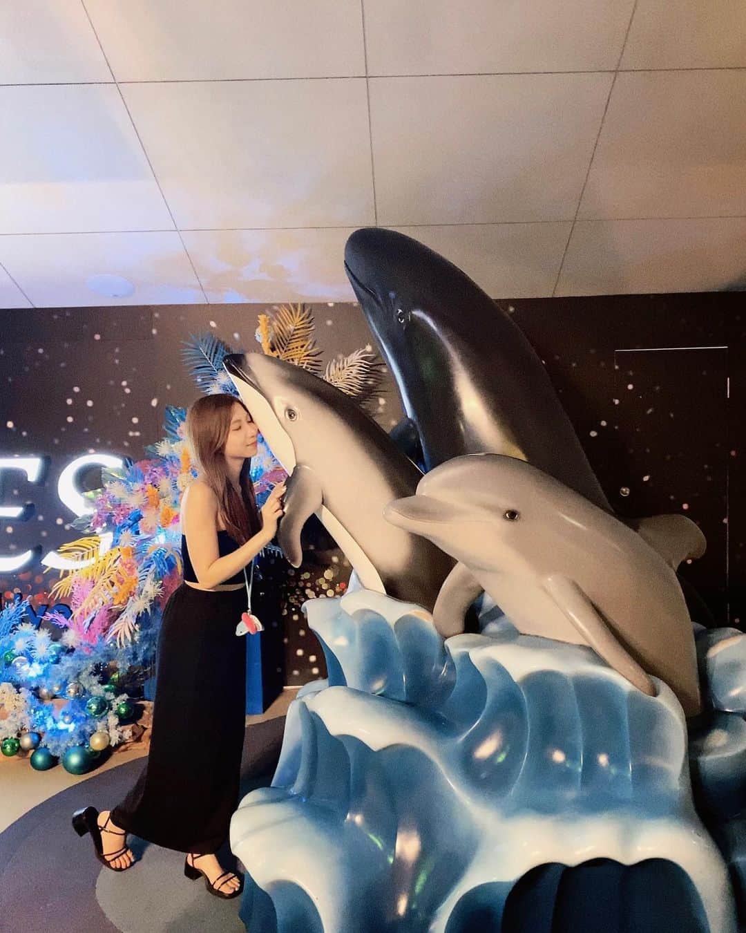 のインスタグラム：「. 🌙🐬🤍✨」