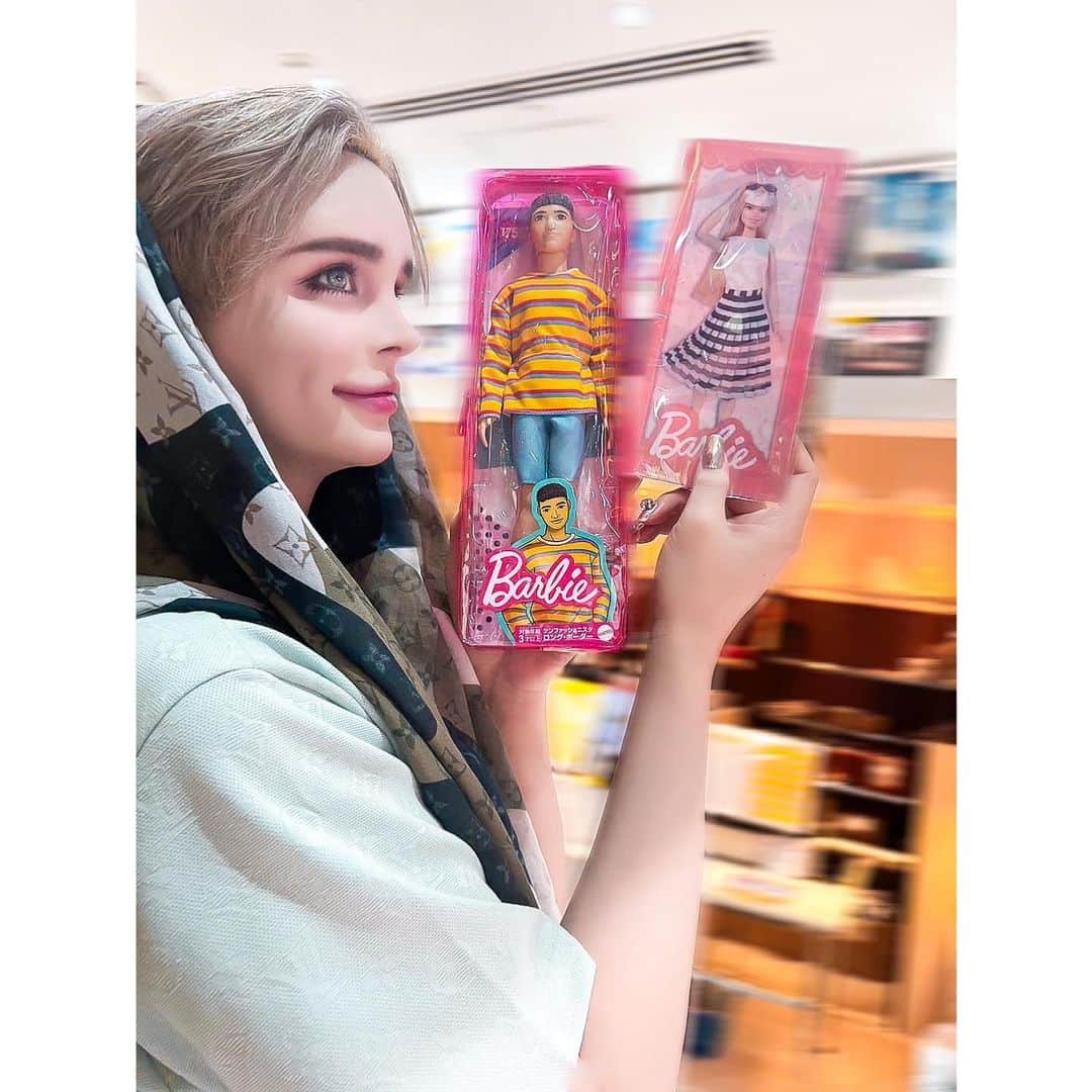 のインスタグラム：「・ 映画『Barbie』観てきました🩷🩵 次回作あったら出たすぎる😆 (お芝居は一切できません) 世界観最高すぎたよ😭😭😭 また観たい💗 #barbie」