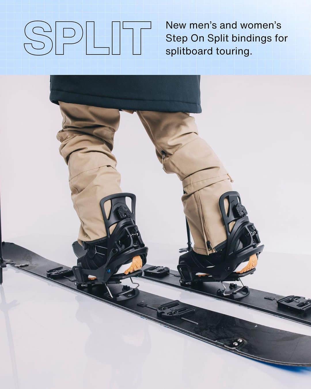 アナログクロージングさんのインスタグラム写真 - (アナログクロージングInstagram)「Some new tech coming to #StepOn this year.   Launching 10/3 with new features: - Expanded sizing for Grom (11C-2K) - New color options for boots & bindings - Step On Split Bindings (Dropping 11/20)   See everything that's coming to step on this year on Burton.com 🔗 #Burton #Snowboarding」8月18日 23時10分 - burtonsnowboards