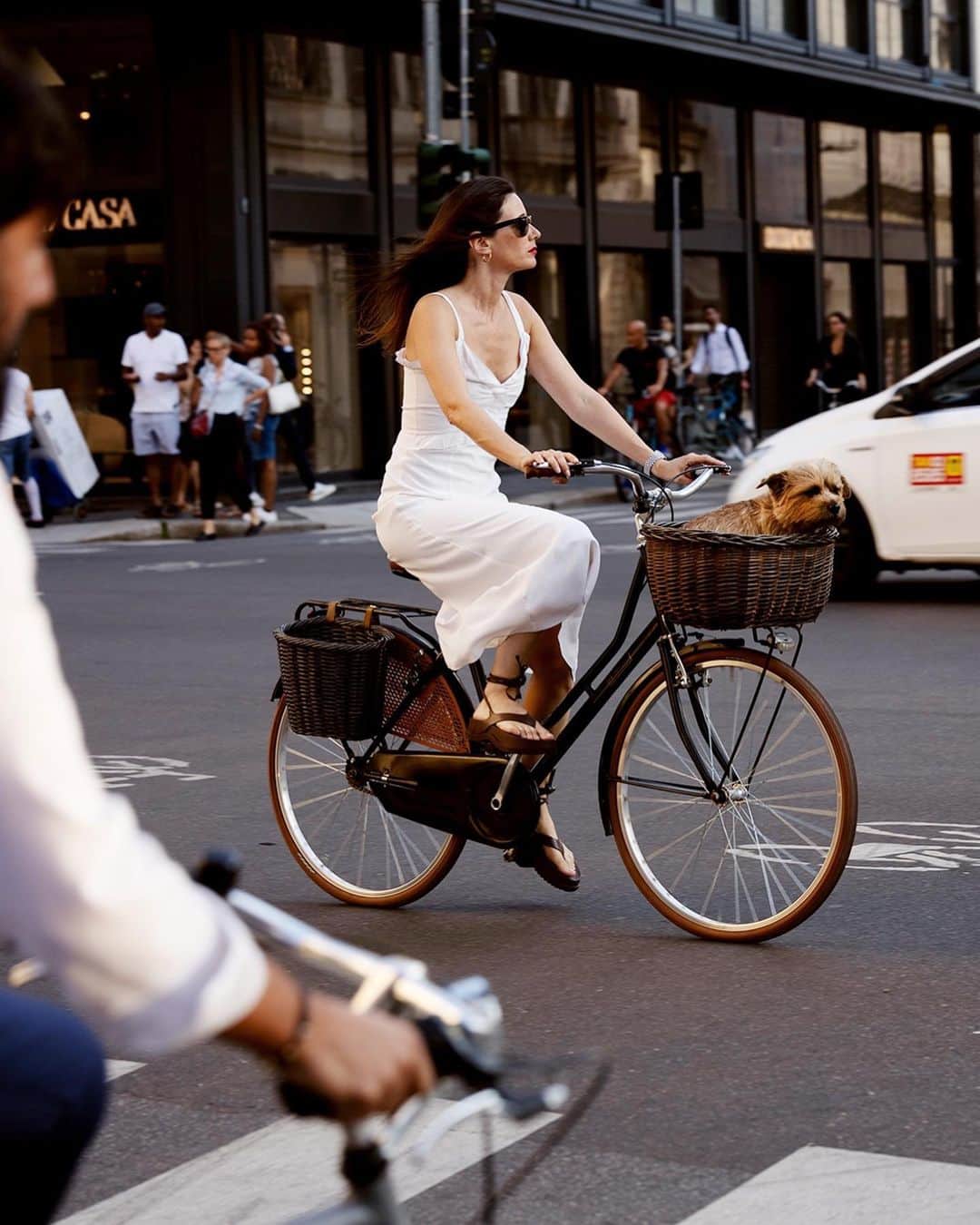 スコット・シューマンのインスタグラム：「Riding into the weekend with your best friend! Milan (of course)」