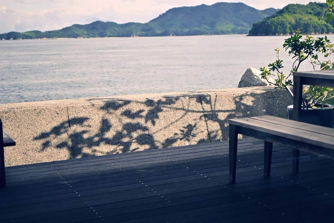佐藤東弥さんのインスタグラム写真 - (佐藤東弥Instagram)「伯方島のカフェにて 県境を越えました」8月18日 23時25分 - touyasato
