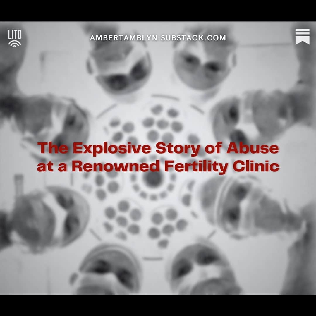 アンバー・タンブリンのインスタグラム：「The other reproductive healthcare injustice you need to know about. For our newsletter, I interviewed journalist and @SerialPodcast producer @SusanMasonBurton about her groundbreaking reporting on the women who underwent painful egg retrievals without anesthesia because a trusted nurse had been replacing it with saline solution. But this was only the beginning of the violence they would experience along the way.  This one will stick with me for years. Read it at the link in my bio.」