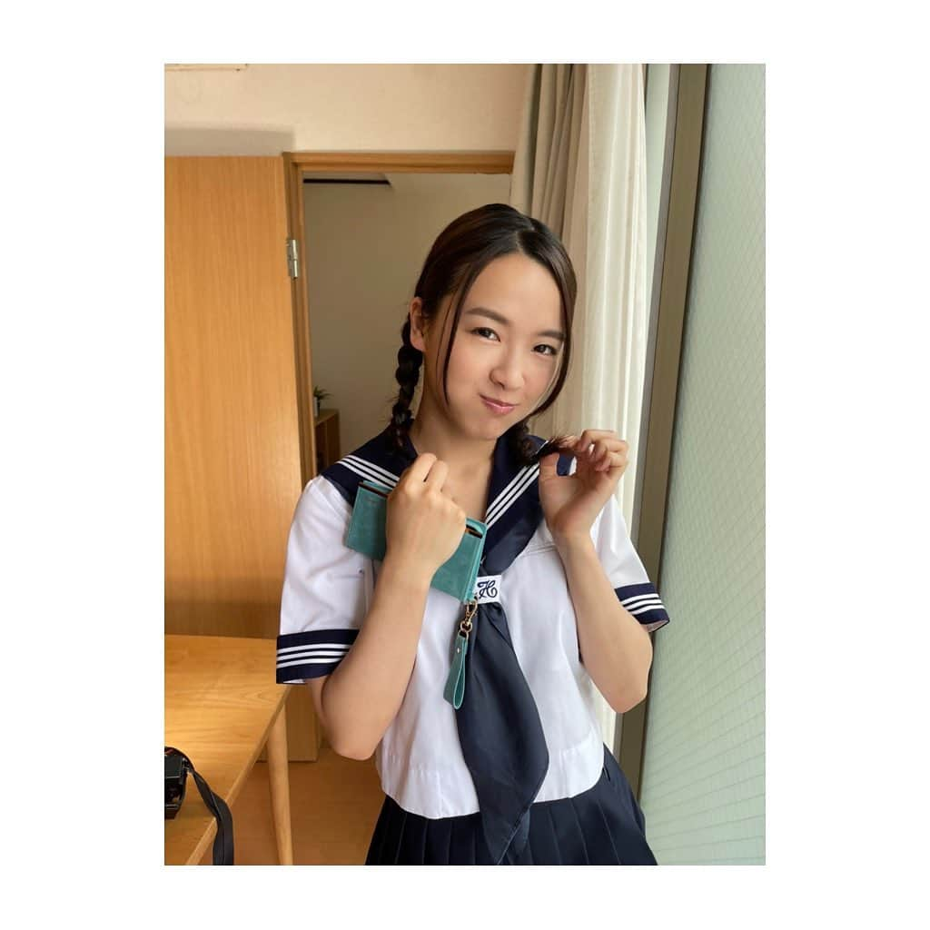 向井藍さんのインスタグラム写真 - (向井藍Instagram)「三つ編みちゃん。  #向井藍 #aimukai #制服」8月19日 0時06分 - muuchan1024