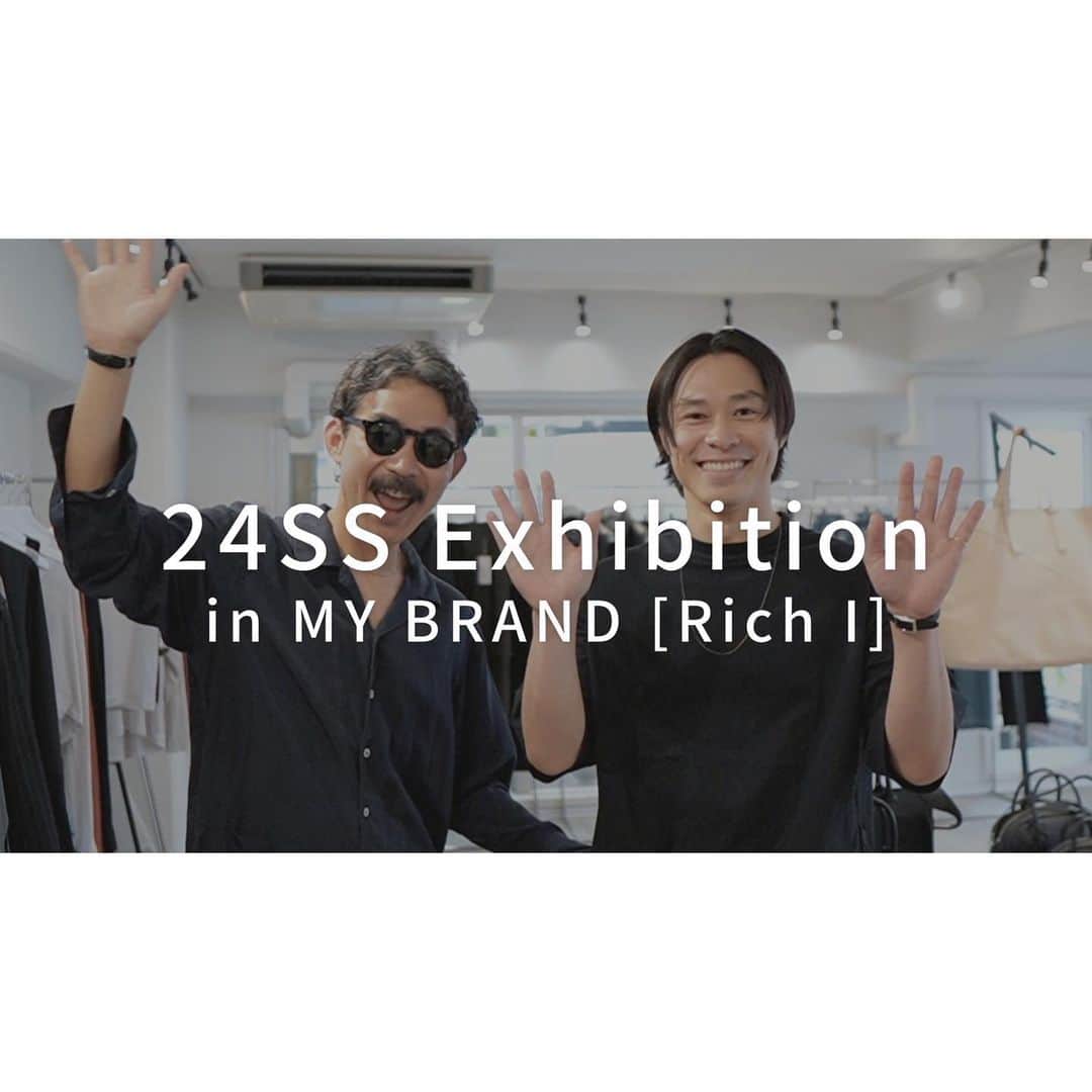 のインスタグラム：「PRのサポートをしているファッションブランド "Rich I（リッチアイ）" ディレクター @takeshiichinomiya のYouTubeチャンネルにて、先日開催された展示会の様子がUPされました  先シーズンに続き僕もアイテム紹介とおすすめアイテムのコーディネートを披露しているので是非チェックしてもらえると嬉しいです」