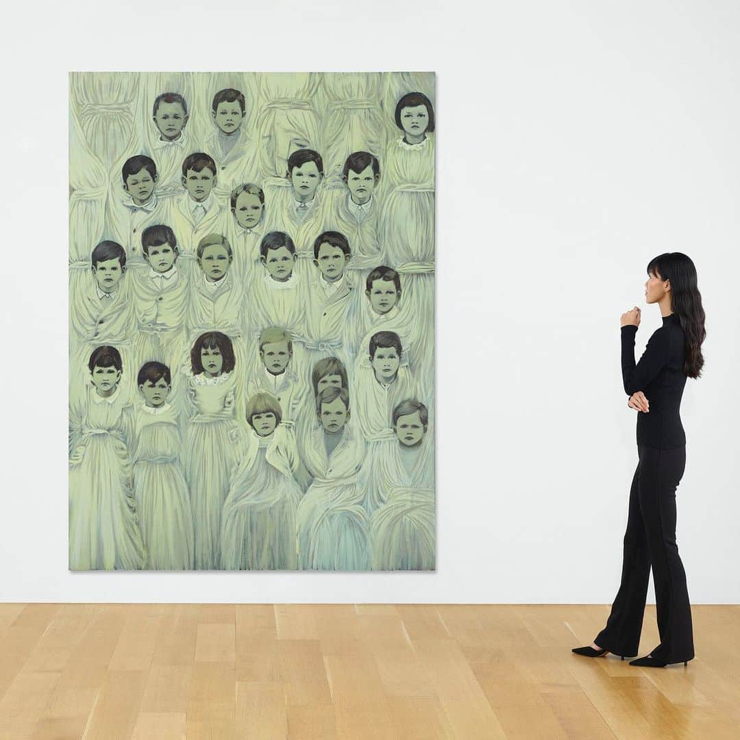 クリスティーズのインスタグラム：「Final few days of Selfhood: Explorations of Being and Becoming in 20th and 21st Century Art online sale.⁣ ⁣ Celebrating the National Portrait Gallery's reopening, this selling exhibition examines the notion of the evolving self and brings a broad range of exciting works that focus on art as a vehicle for the expression of self-identity.⁣ ⠀⁣ Sale highlights include works by Lucien Freud, Claire Tabouret and Andy Warhol.⁣ ⠀⁣ 📍Available via Christie's Private Sales. Price upon request.⠀⁣ ⁣ 🗓 Selfhood: Explorations of Being and Becoming in 20th and 21st Century Art | Online until 31 August⁣ ⠀⁣ #LucienFreud #AndyWarhol #christiesprivatesales #selfhood #portraitmode @nationalportraitgallery」