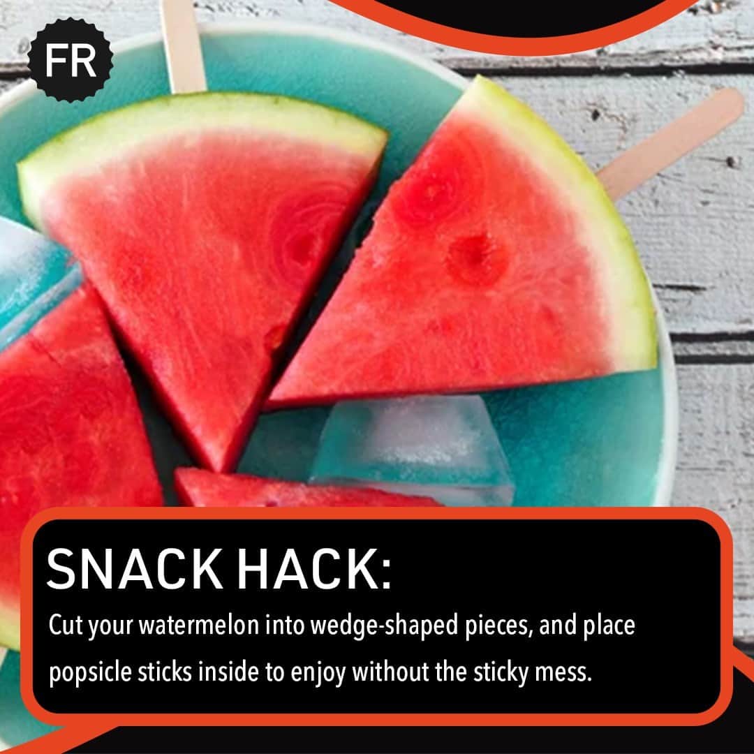 Food Republicさんのインスタグラム写真 - (Food RepublicInstagram)「Trust us — you're never going to want to eat #watermelon using a fork, spoon, or your fingers again. 🍉   -  #snack #snacks #fruit #hack #hacks #food #foods #foodie」8月19日 5時48分 - foodrepublic