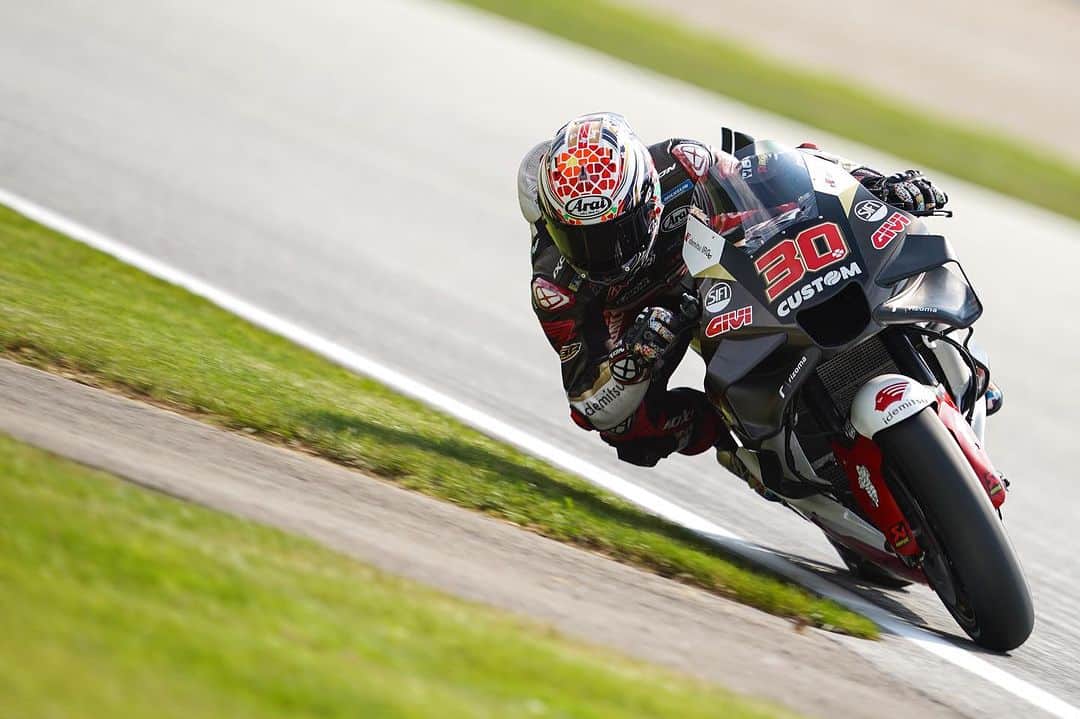 中上貴晶のインスタグラム：「Day 1 completed ✅ Head down and we will keep pushing! 🙌🏼  #AustrianGP #MotoGP」