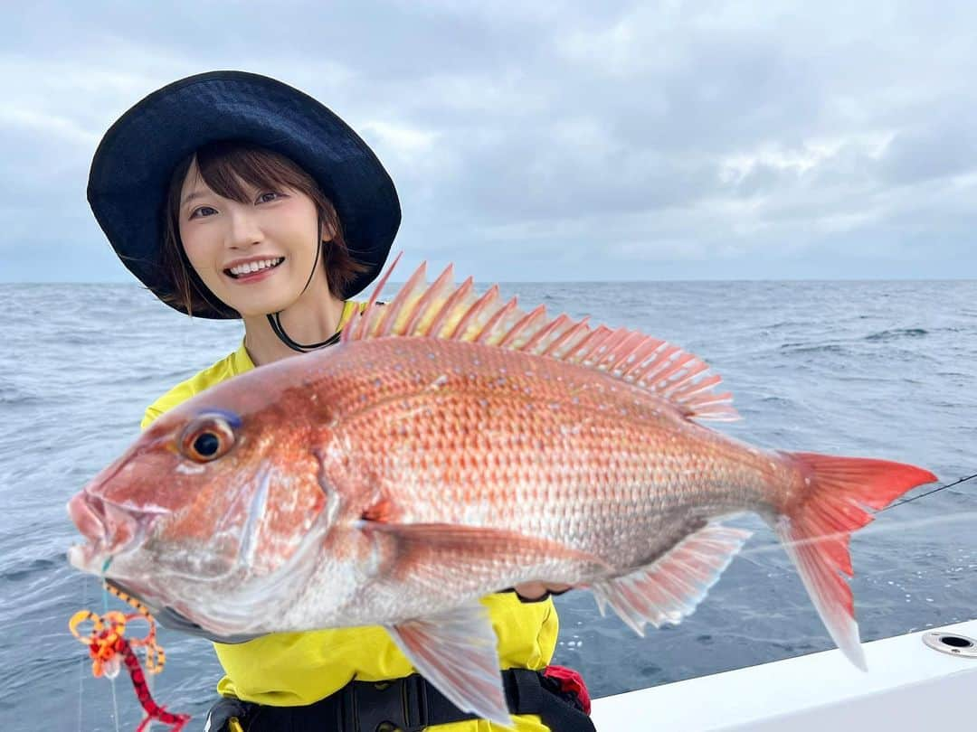 秋丸美帆さんのインスタグラム写真 - (秋丸美帆Instagram)「久しぶりのタイラバ🎣美味しいサイズ釣れてやったぁ🎵😆  #lure #lurefishing #daiwa #タイラバ #ルアー #ルアーフィッシング #みっぴ #秋丸美帆 #鯛」8月19日 19時05分 - mippy34