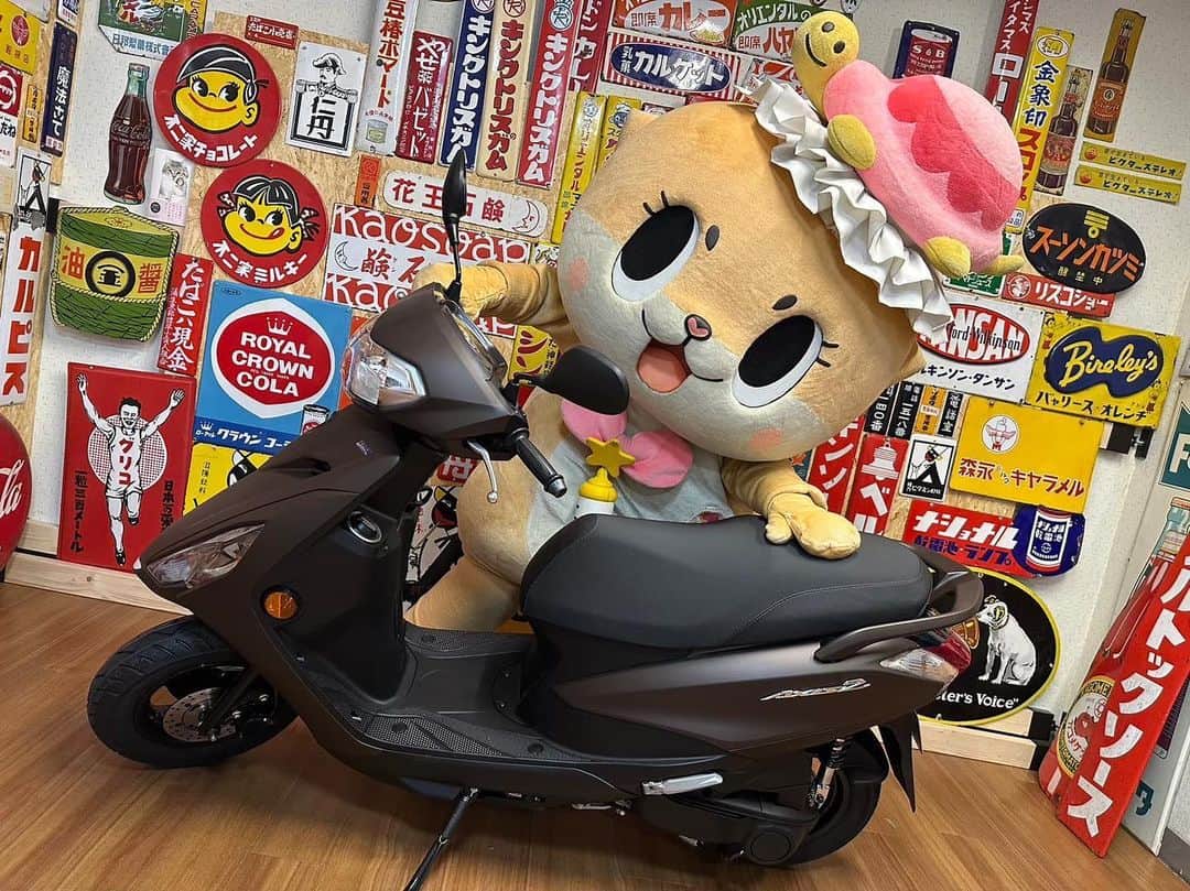 ちぃたん☆さんのインスタグラム写真 - (ちぃたん☆Instagram)「室内用のバイクをゲットしましたっ☆ちぃたん☆ですっ☆  new toys!!! #バイクの日 #一家に一台 #ゆるキャラ #ちぃたん」8月19日 14時15分 - chiitan7407