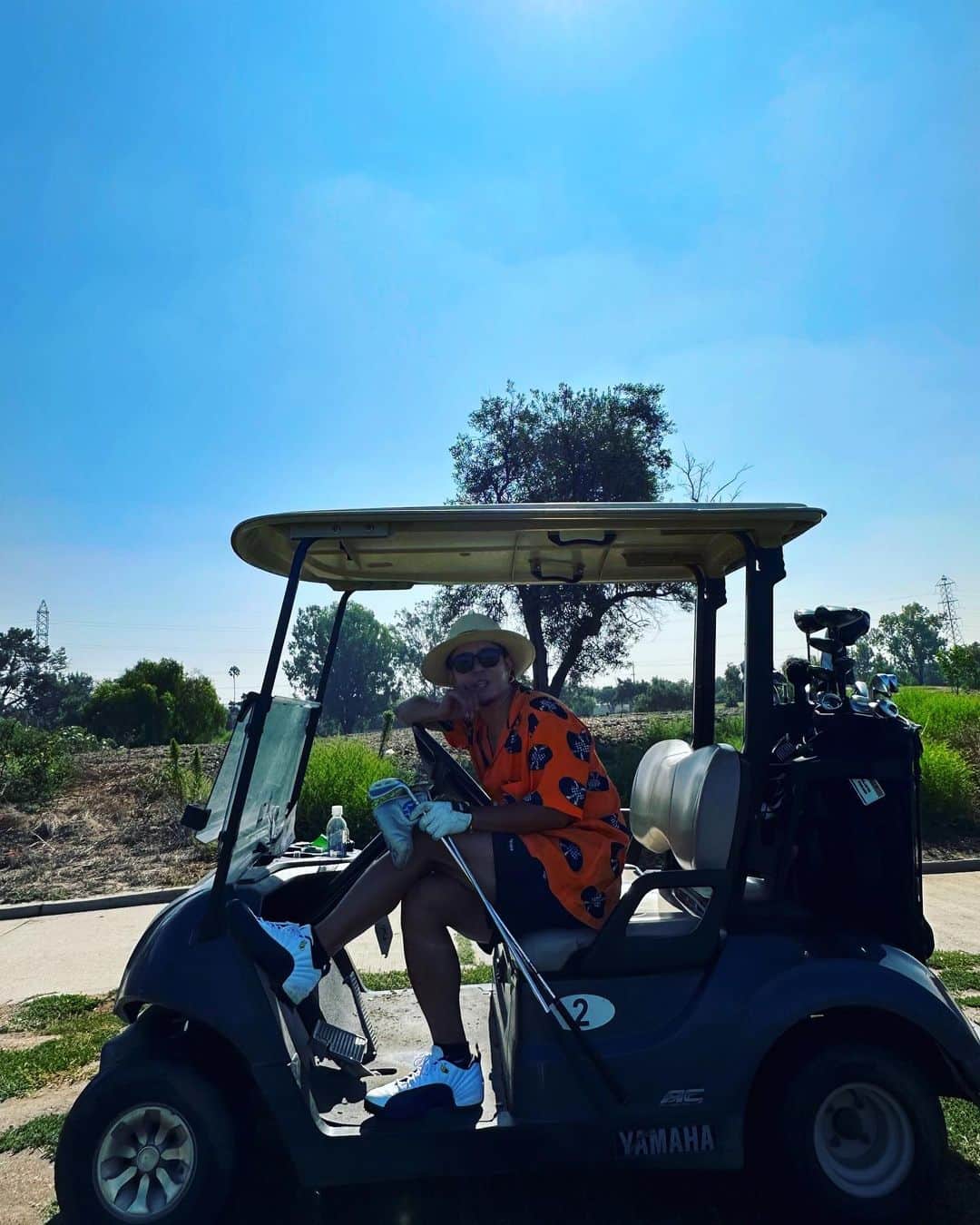 高木琢也さんのインスタグラム写真 - (高木琢也Instagram)「King of Junk Golf course!!🤣⛳️ グランドみたいなゴルフ場でした😇 #littlefairway #golf #たまにはいーよね❤️」8月19日 14時24分 - takagi_ocean