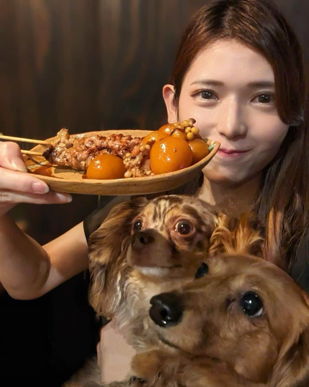 大見さなえのインスタグラム：「ペット可の焼鳥屋🐶🍗麻布十番『佐田十郎 』 愛犬と一緒にカウンター席で熟成鶏が楽しめる💓 ⁡ たまひもの"ぷちん！"って 濃厚なたまごがはじける🥺💓 ⁡ 他にも生から焼き上げる佐田十郎つくね　 月見ソース添え、白レバー、ハツなど🥓 ⁡ そしてわんちゃんメニューもたくさん！！ 特に我が子はレバー、砂肝がお気に入り🐶 人間用と同じように串できて(味付けなし) ハサミと器もらえるから好きなサイズに切る✂️ ⁡ ペット可で美味しい焼鳥が 食べられるのは嬉し過ぎる！！ 落ち着いた空間で、友達とやデートにも🙆‍♀️ ーーーーーーーーーーーーーーーーーー エリア　麻布十番 予算　5,000円〜6,000円 オススメ  ちょうちん、佐田十郎つくね ーーーーーーーーーーーーーーーーーー 読んでくださってありがとうございます💓 🔖@tabe_megumi 東京・福岡を中心に 美味しいお店を紹介してます☺️ ーーーーーーーーーーーーーーーーーー #佐田十郎 #麻布十番グルメ #ペット可レストラン #麻布十番ペット可レストラン焼鳥 #やきとり #焼き鳥 #ちょうちん #めぐログ_麻布十番 #めぐログ_焼鳥 #チワックス #カニーヘンダックス #東京ペット可レストラン」