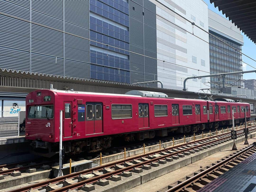 伊藤桃さんのインスタグラム写真 - (伊藤桃Instagram)「【#姫路駅 #山陽本線 】 大阪滞在3日目… 2日目の夜イトコと飲みすぎて、うっかり姫路駅にたどり着いた私w ただでは転ばない私… 1枚目: 姫路駅といえば！こちら！ * 2枚目: #まねきのえきそば ですよね！ かんすい入の中華麺に和風だしがたまらんくて大好き🫶 今回はシンプルにきつねえきそば。 甘いあげと和風だしと中華麺…優勝…🤤 * 3枚目: しかしこの並び！いいですな… 4枚目: 姫路駅まだいくとJR西日本！という感じがしますね。 播但線の#103系 にもであえました！！ * さてはてどんぶらこと山陽本線にのって東へとむかいます。 5枚目: その途中にも海！！ 瀬戸内海や〜🐬🫧‪ 6.7.8枚目: 須磨駅にて、ある目的のために各駅に乗り換えたのですが ホームからすぐ海の家が見えるという開放的な駅で、夏を感じて気持ちがわきたちました🥰💓 * 9枚目: そしてふらりと…新長田駅におりたちました。 ここからどこへいったかは… 次のお話につづく🥺🫶 #青春18きっぷ #青春18きっぷの旅 #駅そば」8月19日 18時04分 - itomomo_tetsu