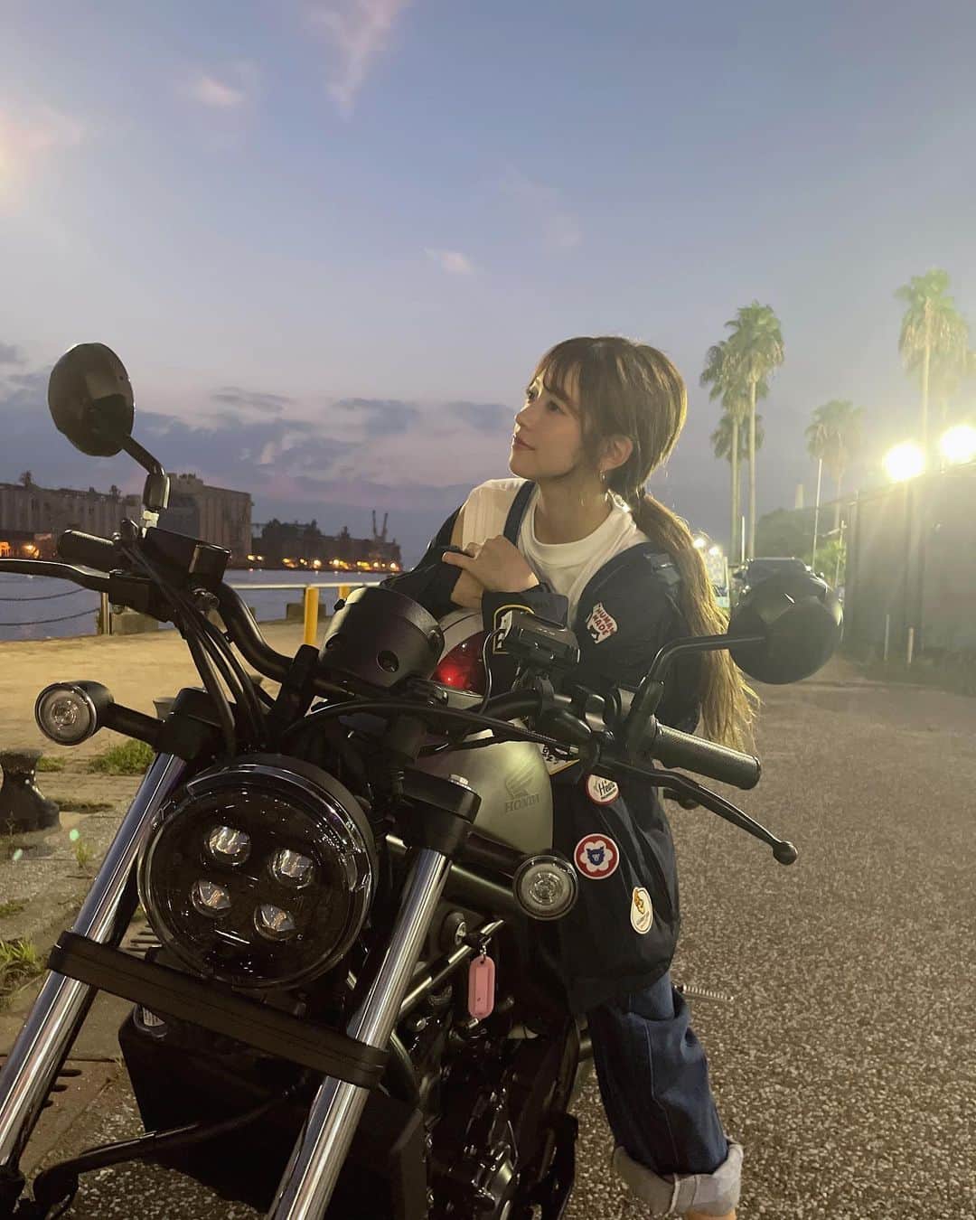 高木悠未さんのインスタグラム写真 - (高木悠未Instagram)「バイクの日!! 取り立てほやほや🏍️ レンタルRebel250ちゃん  #バイク #バイク女子 #bike #🏍」8月19日 21時16分 - yuumi_takaki05