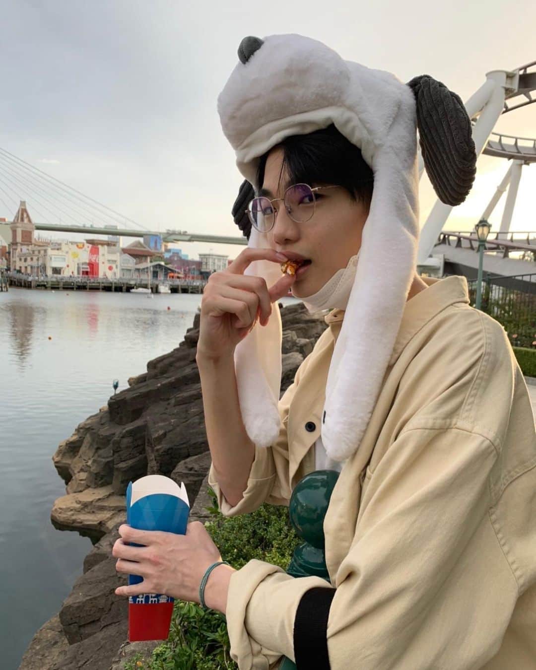 のインスタグラム：「あんまり知られてない俺の趣味は #usj に行くことである！ この前こっそり年パス更新しに行きました！笑 #メンズノンノモデルオーディション2023  #冨永章胤」