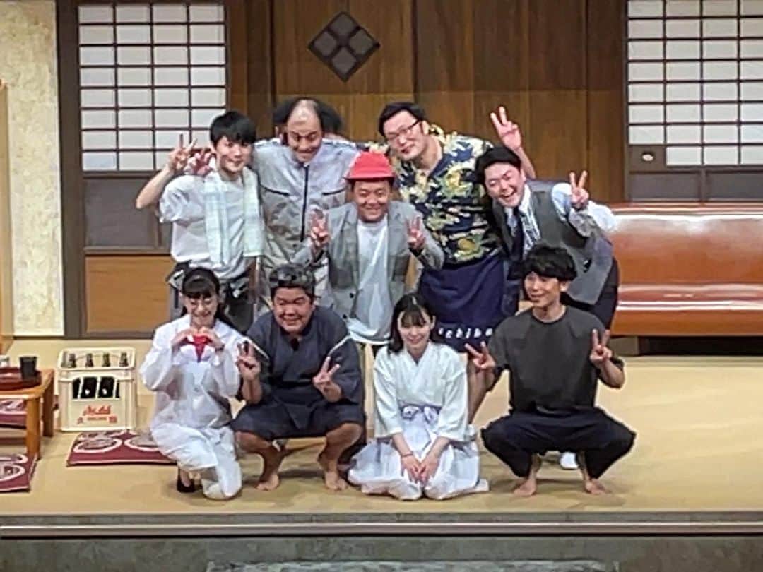 ゴリけんのインスタグラム：「幽霊でもよかけん 会いたかとよ。  笑いと涙  最高の舞台になりました。  明日千秋楽！  みにきてくださいね！！」