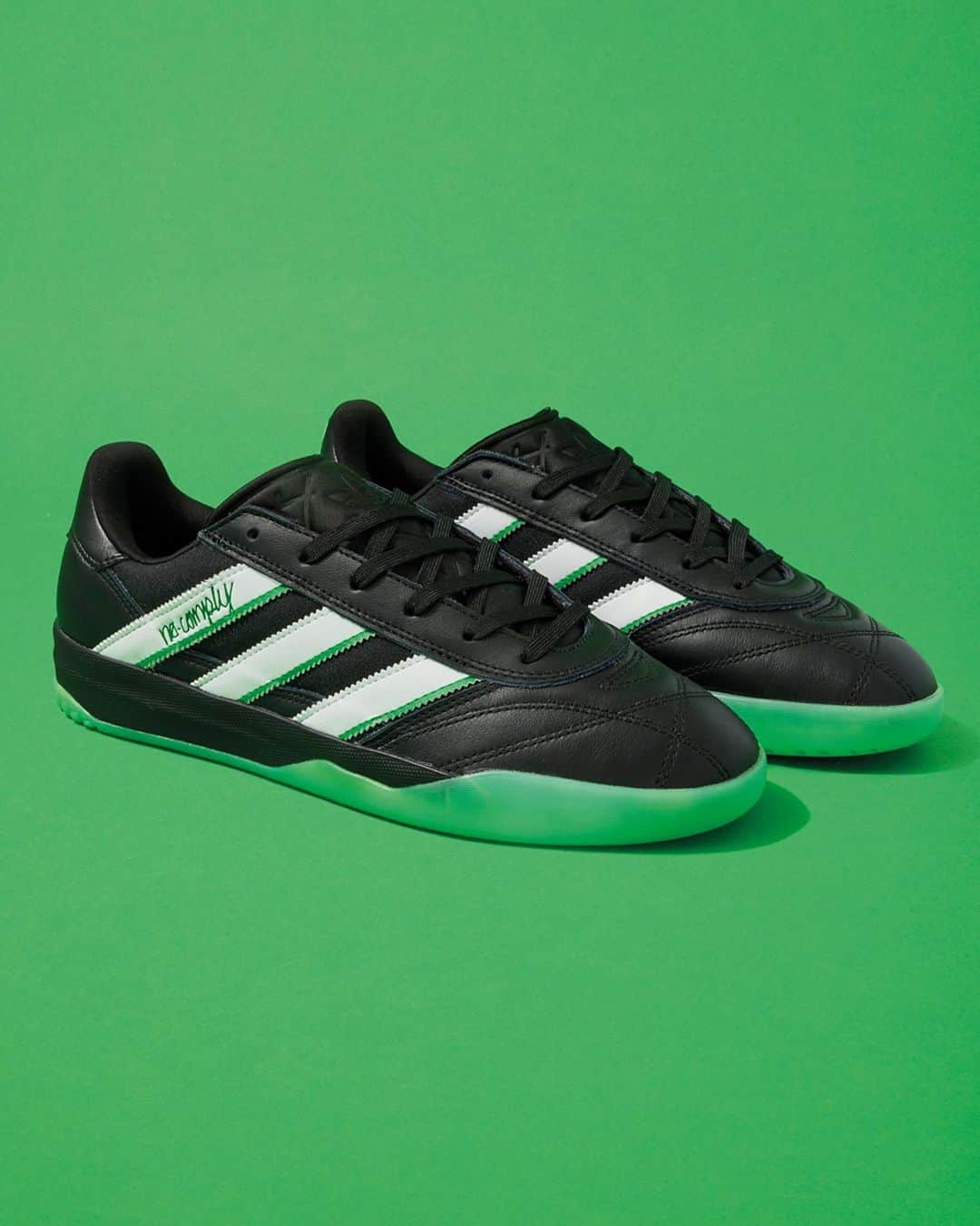 adidas Skateboardingさんのインスタグラム写真 - (adidas SkateboardingInstagram)「💚💚 /// The No-Comply x Austin FC collection by adidas Skateboarding is available now in limited quantities @nocomplyatx, adidas.com/skateboarding and in select skate shops worldwide.  The collection features a 90s-inspired oversized No-Comply x Austin FC Jersey & Water Short, and a premium leather Copa Nationale rooted in the football club’s color palette. 🧤⚽️  Available at these store locations: @orchardshop @303boards @35thnorth @510skateshop @alumniskateboarding @atlasskateboarding @blacksheepskateshop @brandedskate @east4thskate @familiaskate @humiditynola @laborskateshop @njskateshop @nocomplyatx @plaskate @premierskate @blacklist_lbg @rukus103 @seasonsskateshop @sel_ect @silo_omaha @spottampa @wearecivil @stratosphereskateboards @subsect @upriseskateshop @ups_skateshop @fasttimes @boardertown @premierskate  #adidasSkateboarding #NoComplyATX #Verde #listos #mls」8月20日 0時57分 - adidasskateboarding