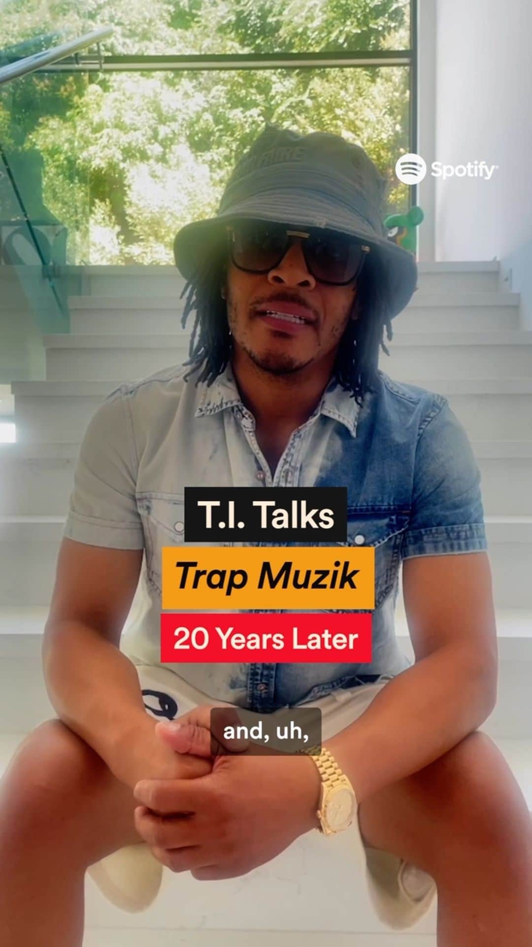 T.I.のインスタグラム：「24s. Rubberband Man. Be Easy. Trap Muzik was an instant classic when it dropped 20 years ago. TI let us in on a few facts about the album!」