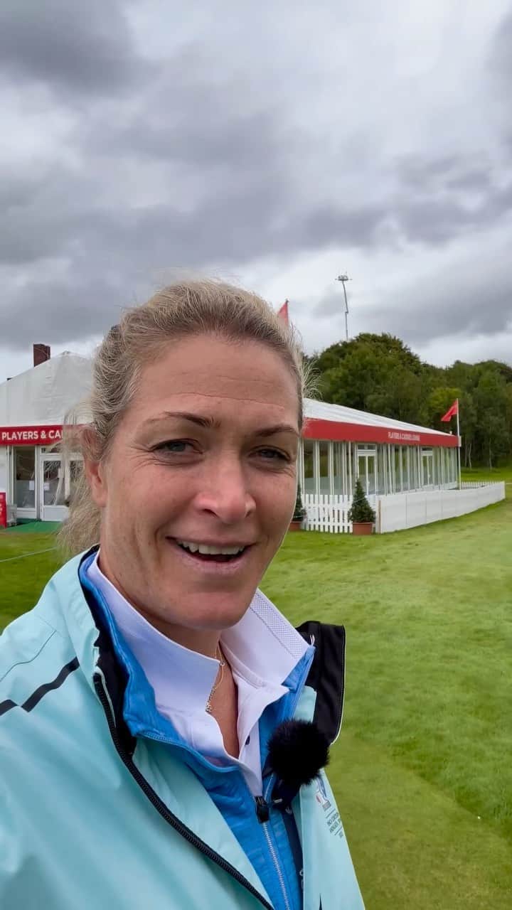 スーザン・ペターセンのインスタグラム：「Captain Pettersen checking in 🫡  A message from @suzannpettersen as she makes one last scouting trip before announcing her Solheim Cup captain’s picks on August 22nd 🇪🇺  #RaiseOurGame | #WorldInvitational」