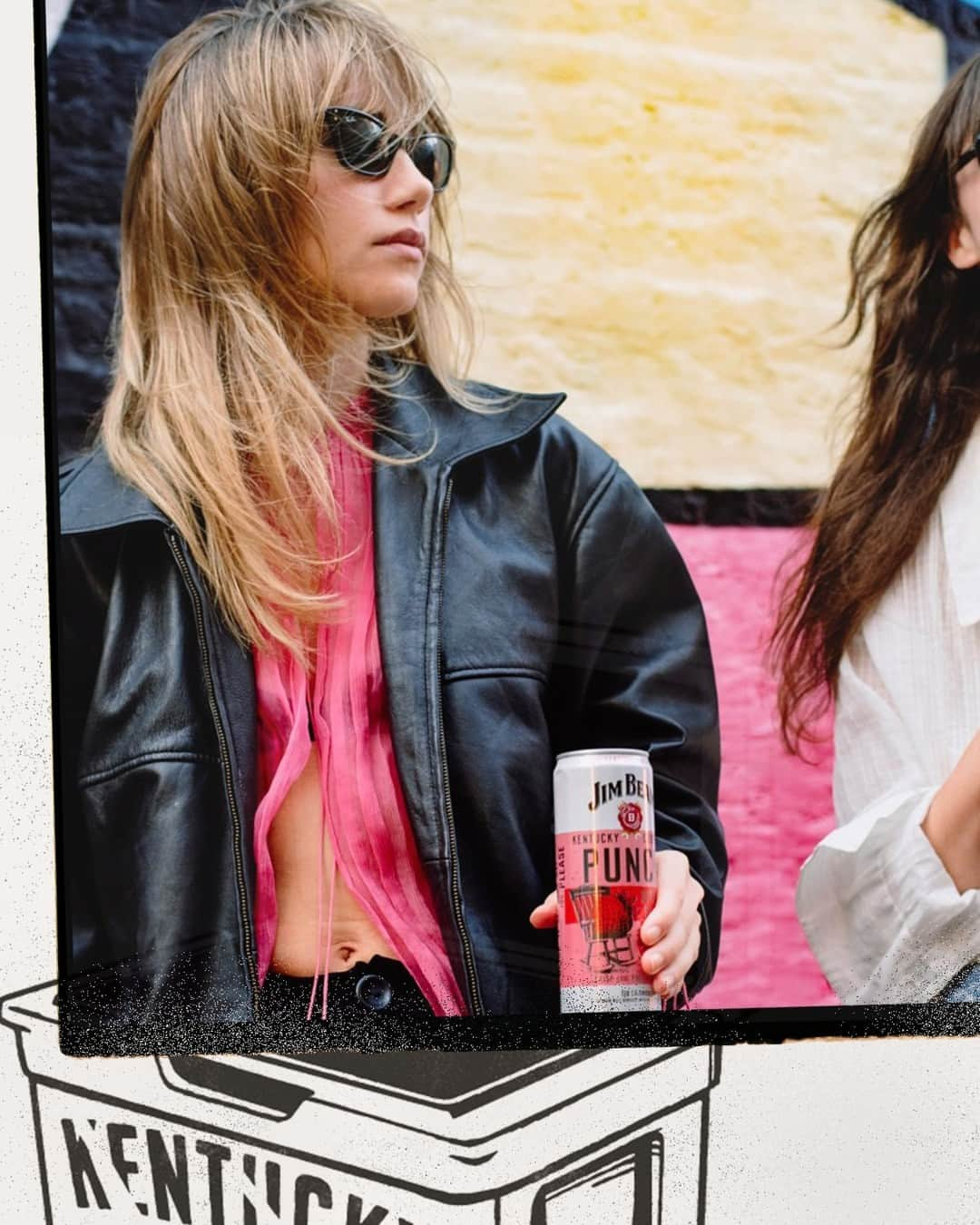 Jim Beamのインスタグラム：「Suki Waterhouse 🤝 festival season 🤝 Kentucky Coolers」