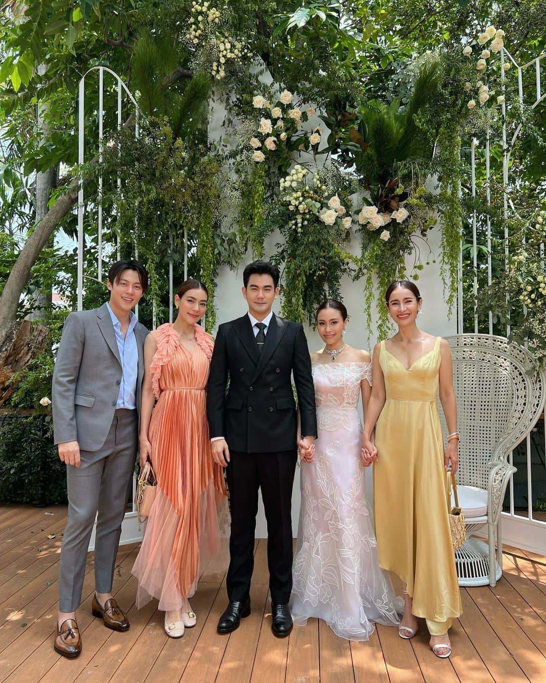 キンバリー・アン・ウォーテマス・ティアムシリのインスタグラム：「Congratulations to you two naka @seanjindachot @pipa_________ 🤍🥹 #pipajindaซึ่งกันและกัน」